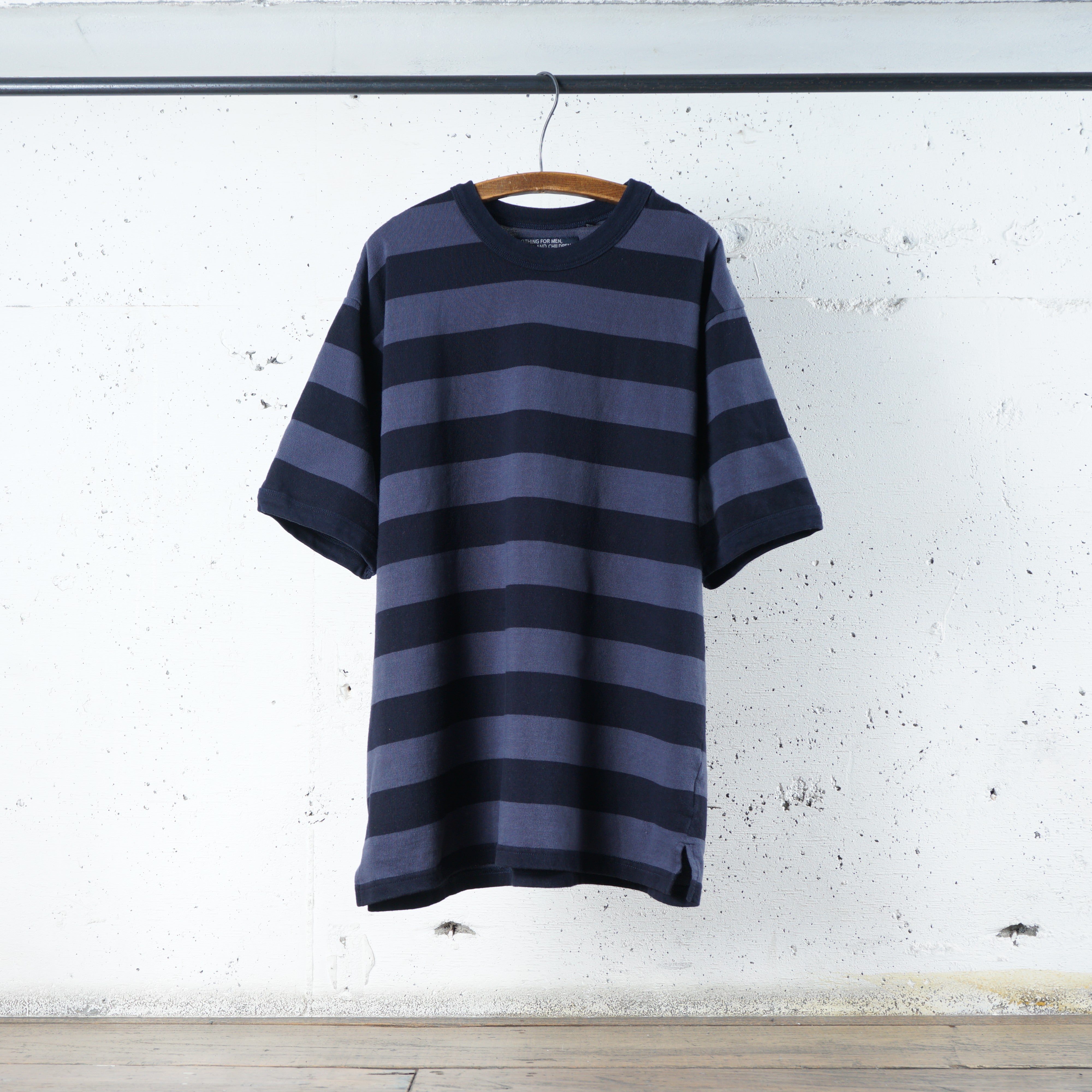 Cotton Relax Border Tshirt - DEVISE FACTORY