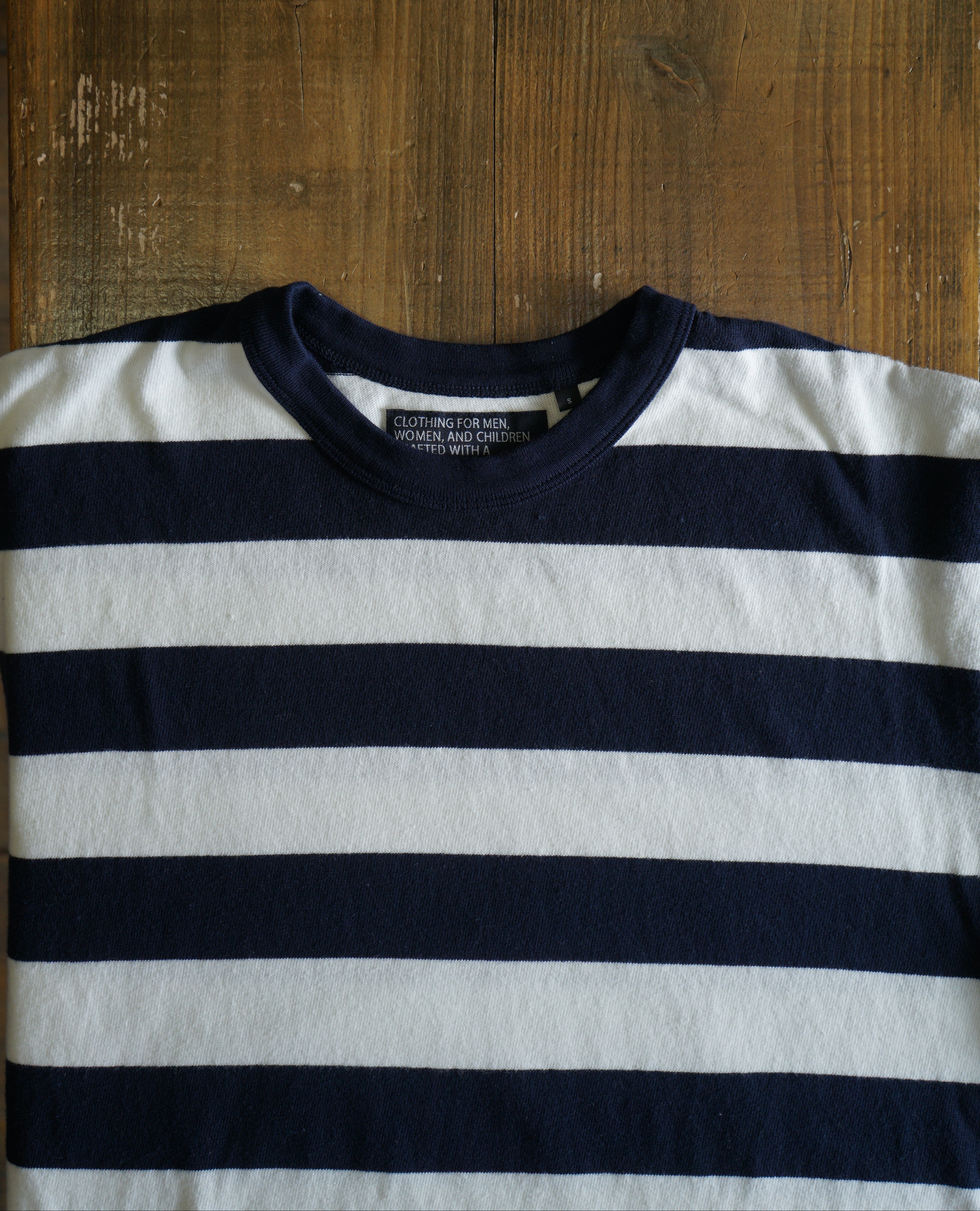 Cotton Relax Border Tshirt - DEVISE FACTORY