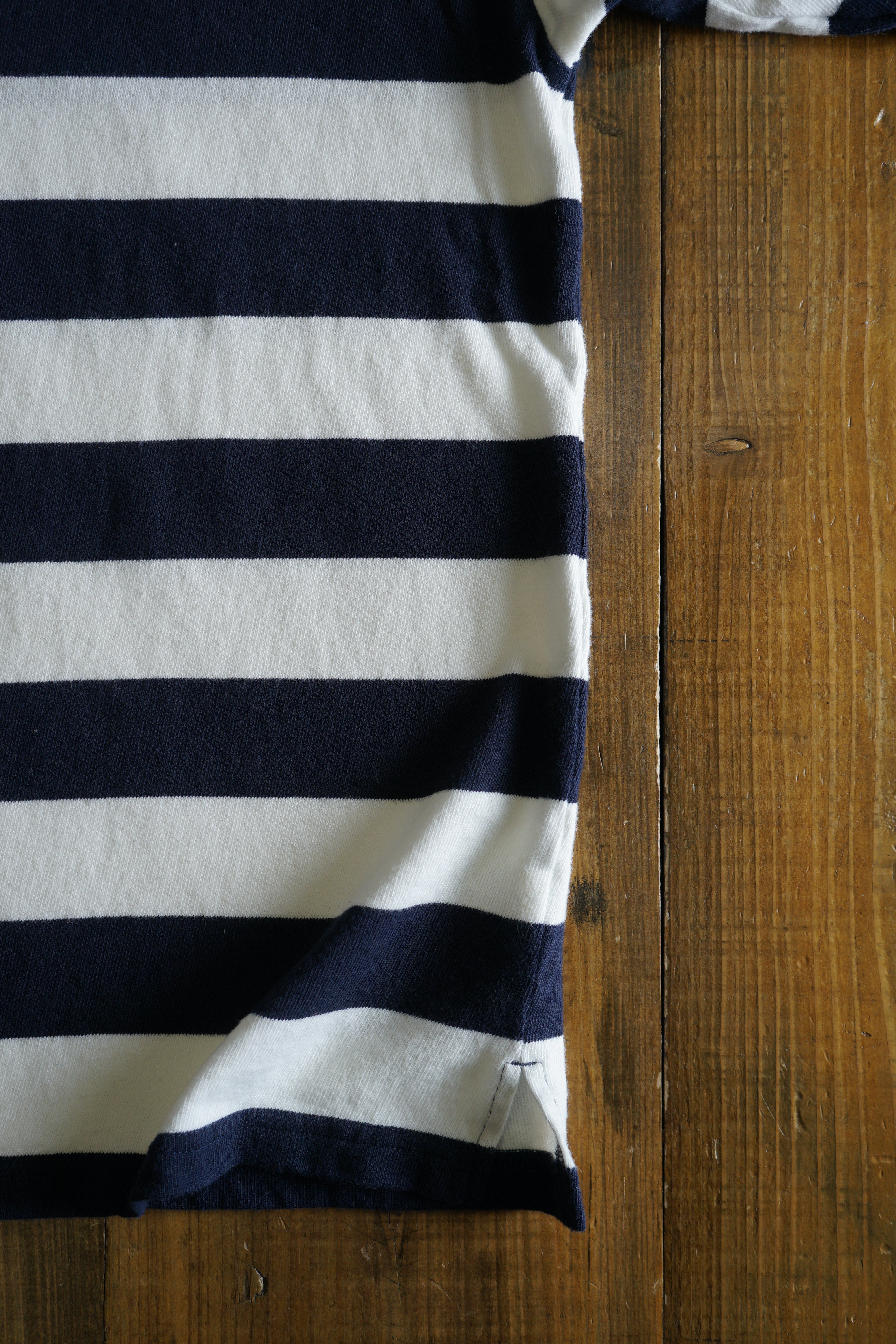 Cotton Relax Border Tshirt - DEVISE FACTORY