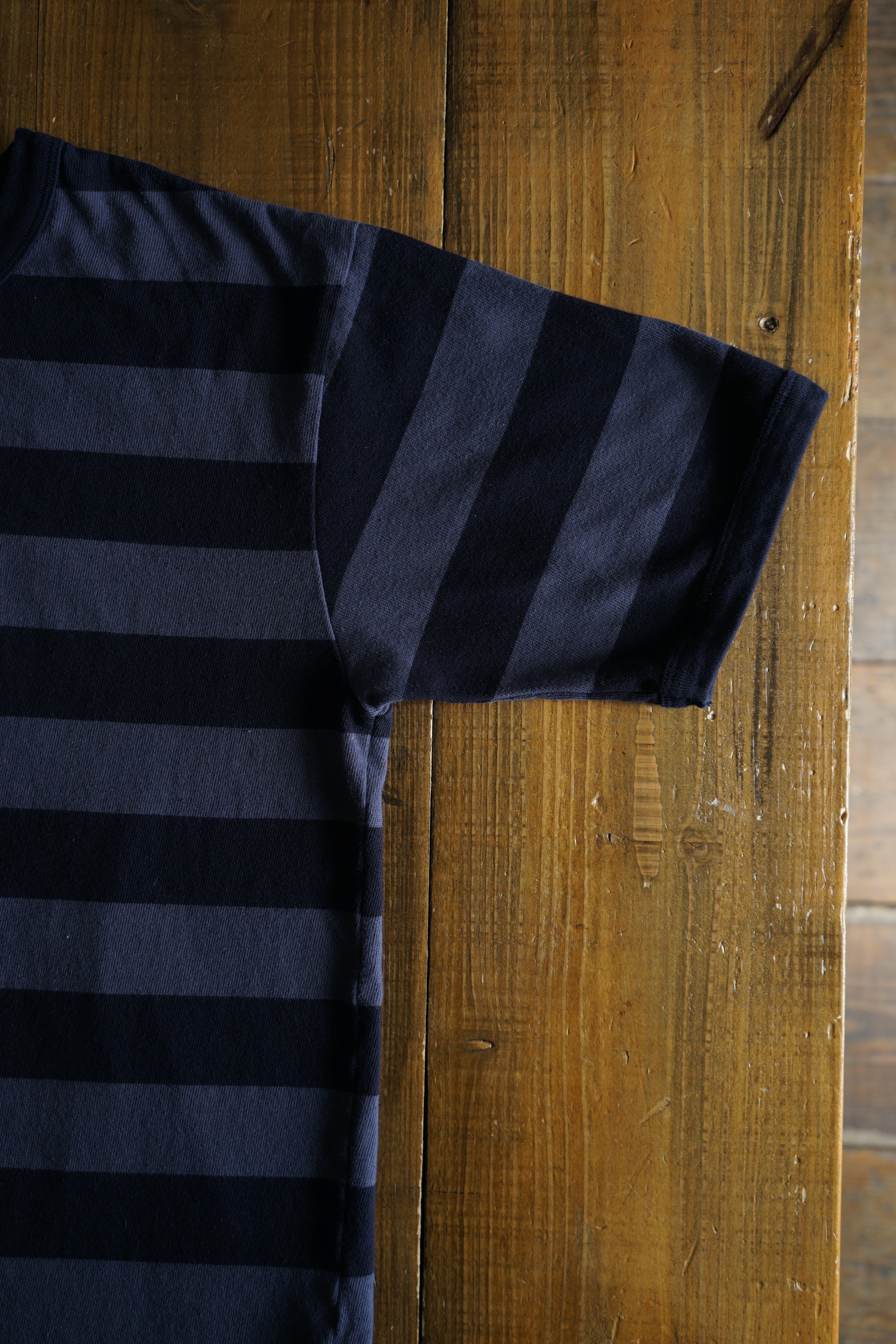 Cotton Relax Border Tshirt - DEVISE FACTORY