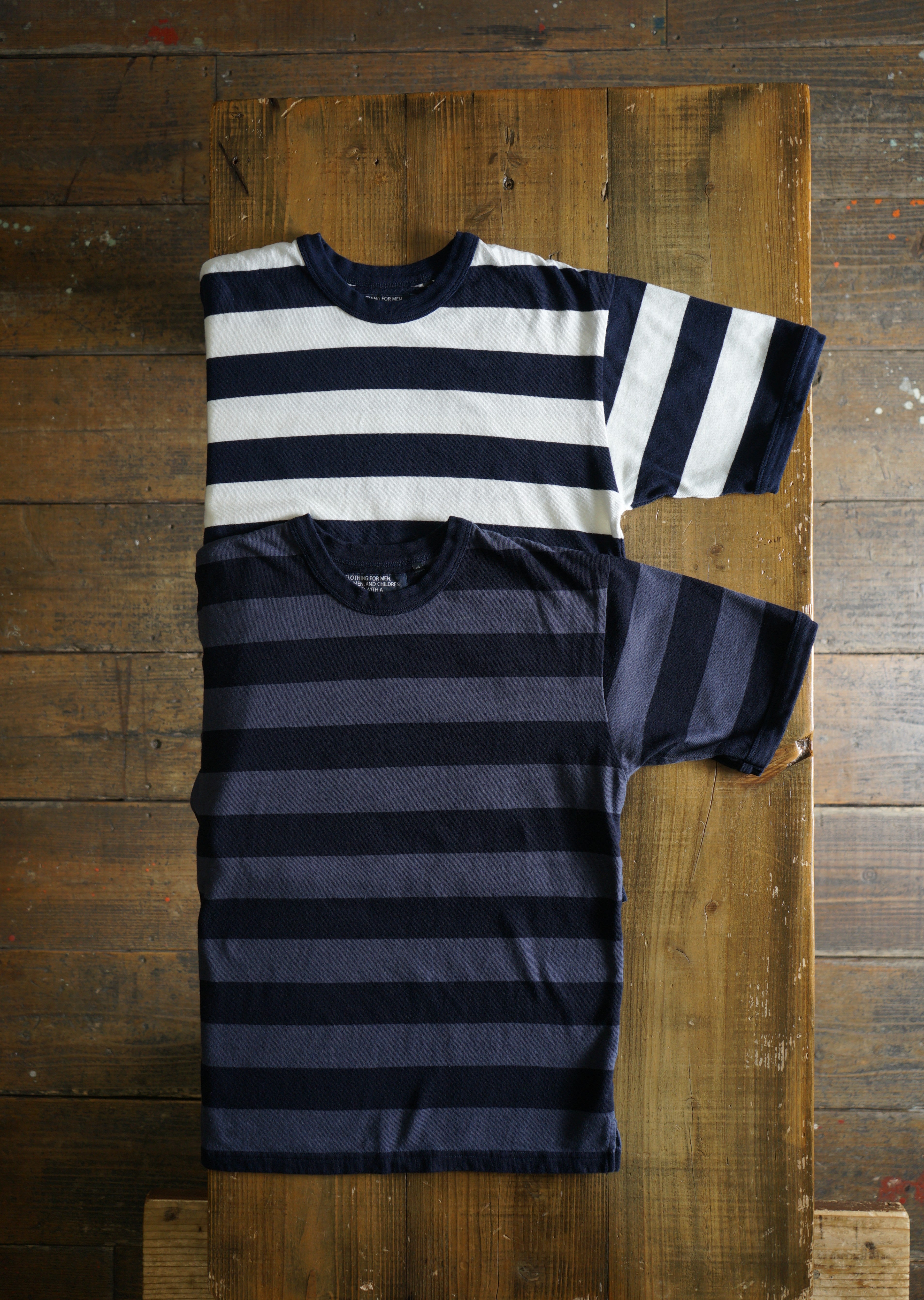 Cotton Relax Border Tshirt - DEVISE FACTORY