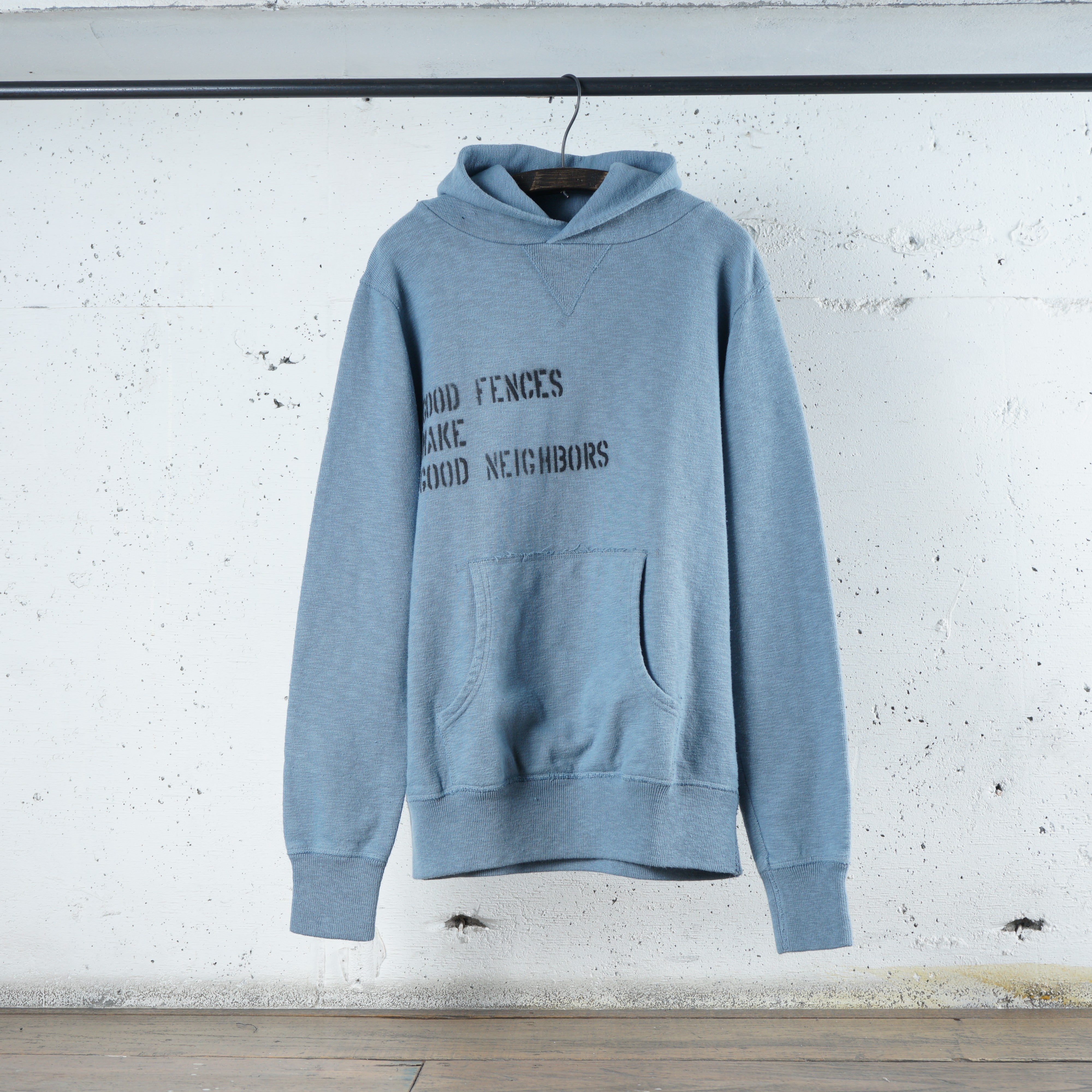 Cotton Relax Hoodie With Stencil Print - DEVISE FACTORY