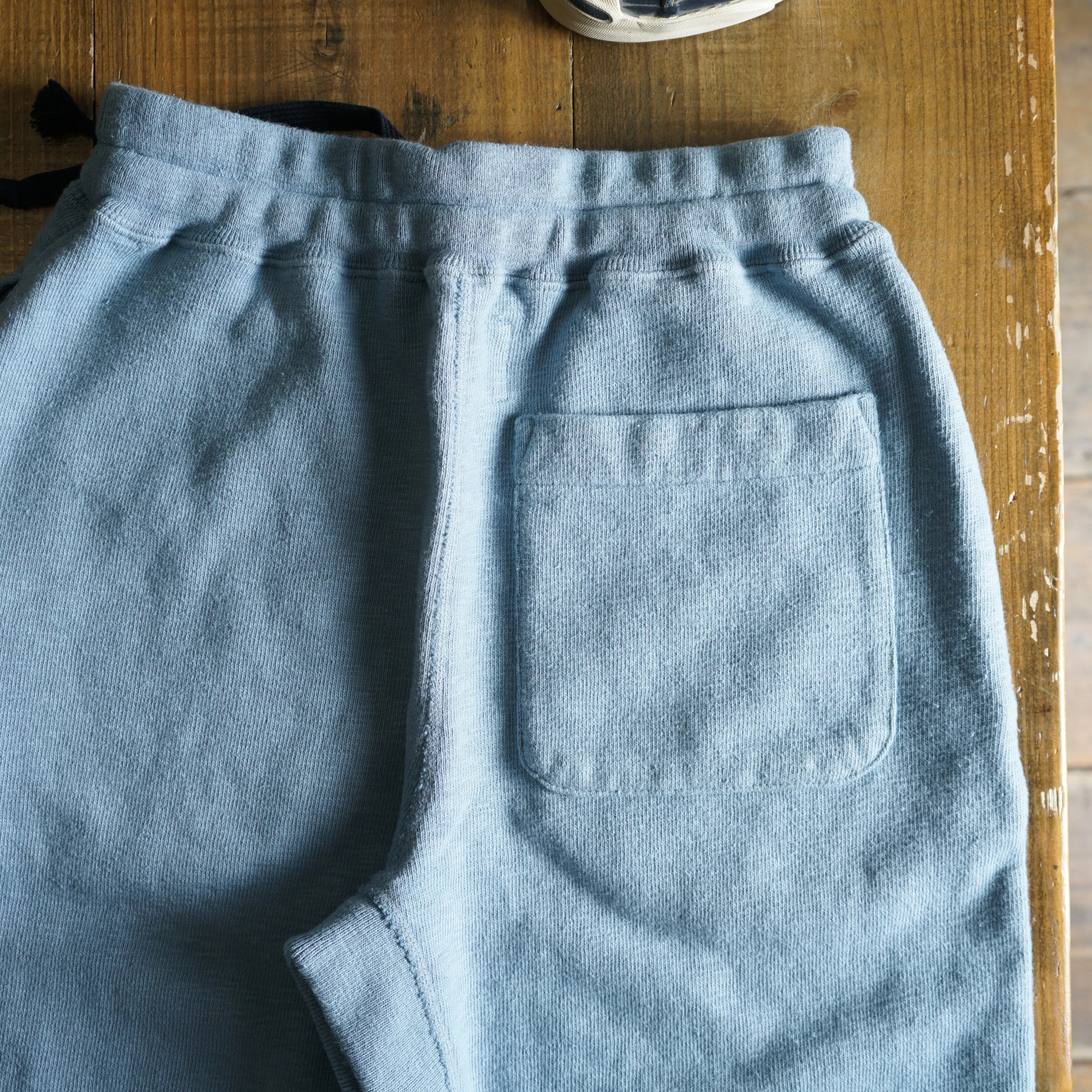 Cotton Straight-leg Sweatpants With Stencil Print - DEVISE FACTORY