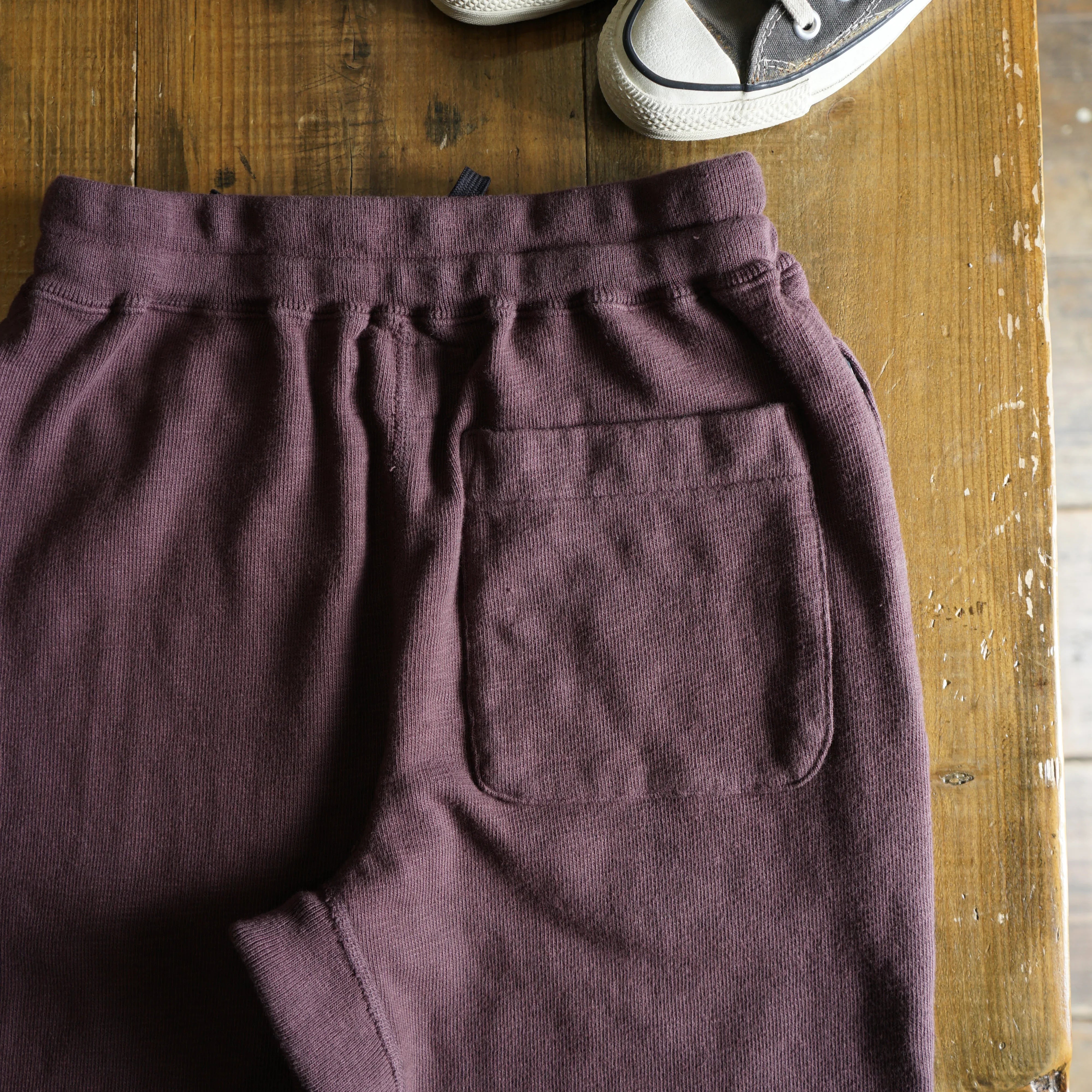 Cotton Straight-leg Sweatpants With Stencil Print - DEVISE FACTORY