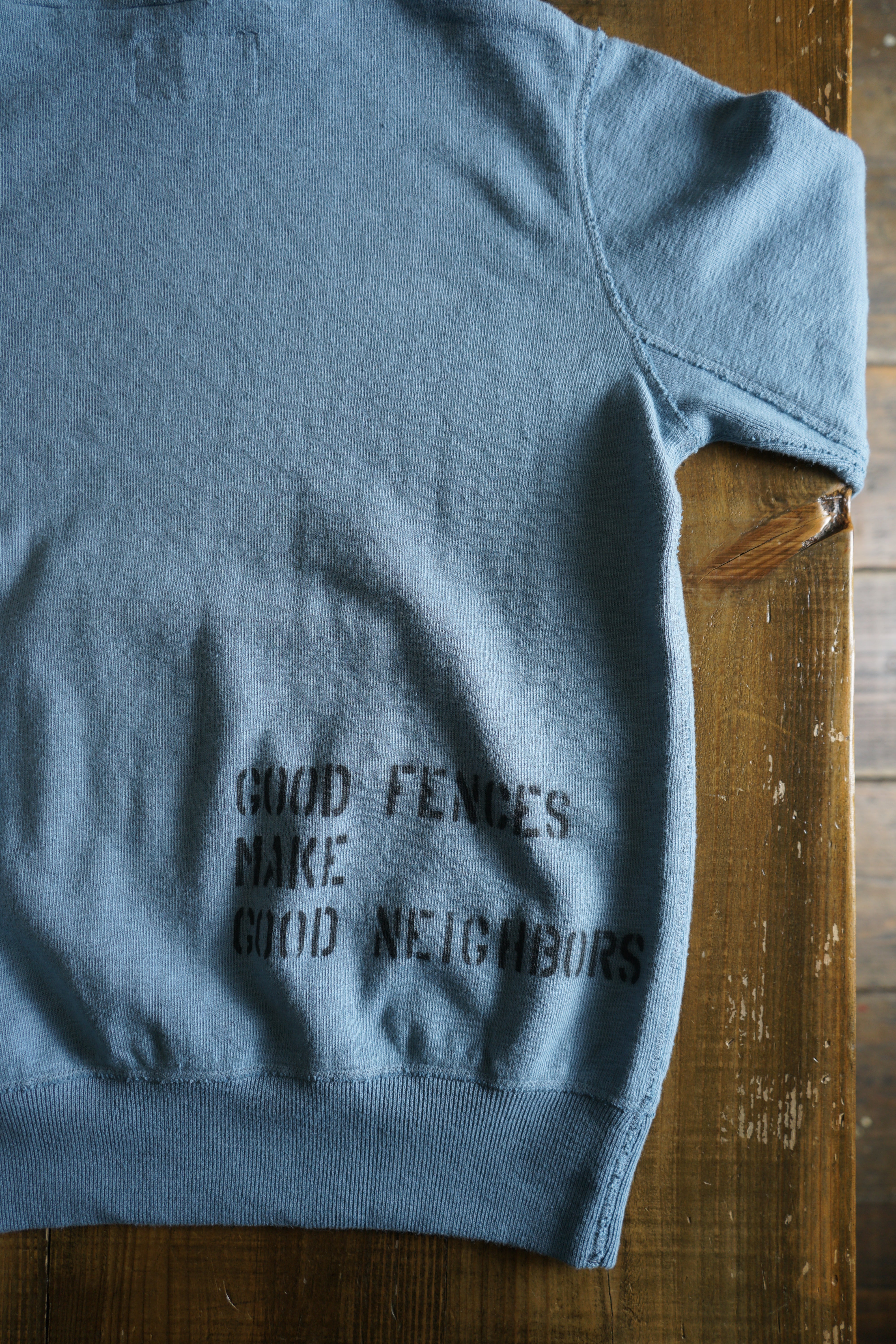 Cotton Relax Hoodie With Stencil Print - DEVISE FACTORY