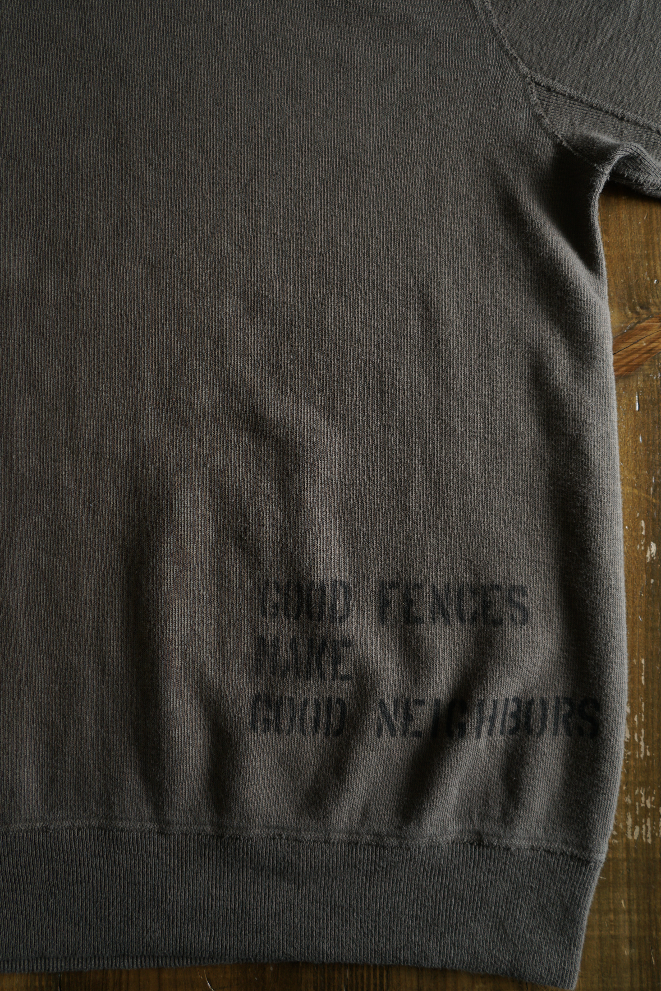 Cotton Relax Hoodie With Stencil Print - DEVISE FACTORY