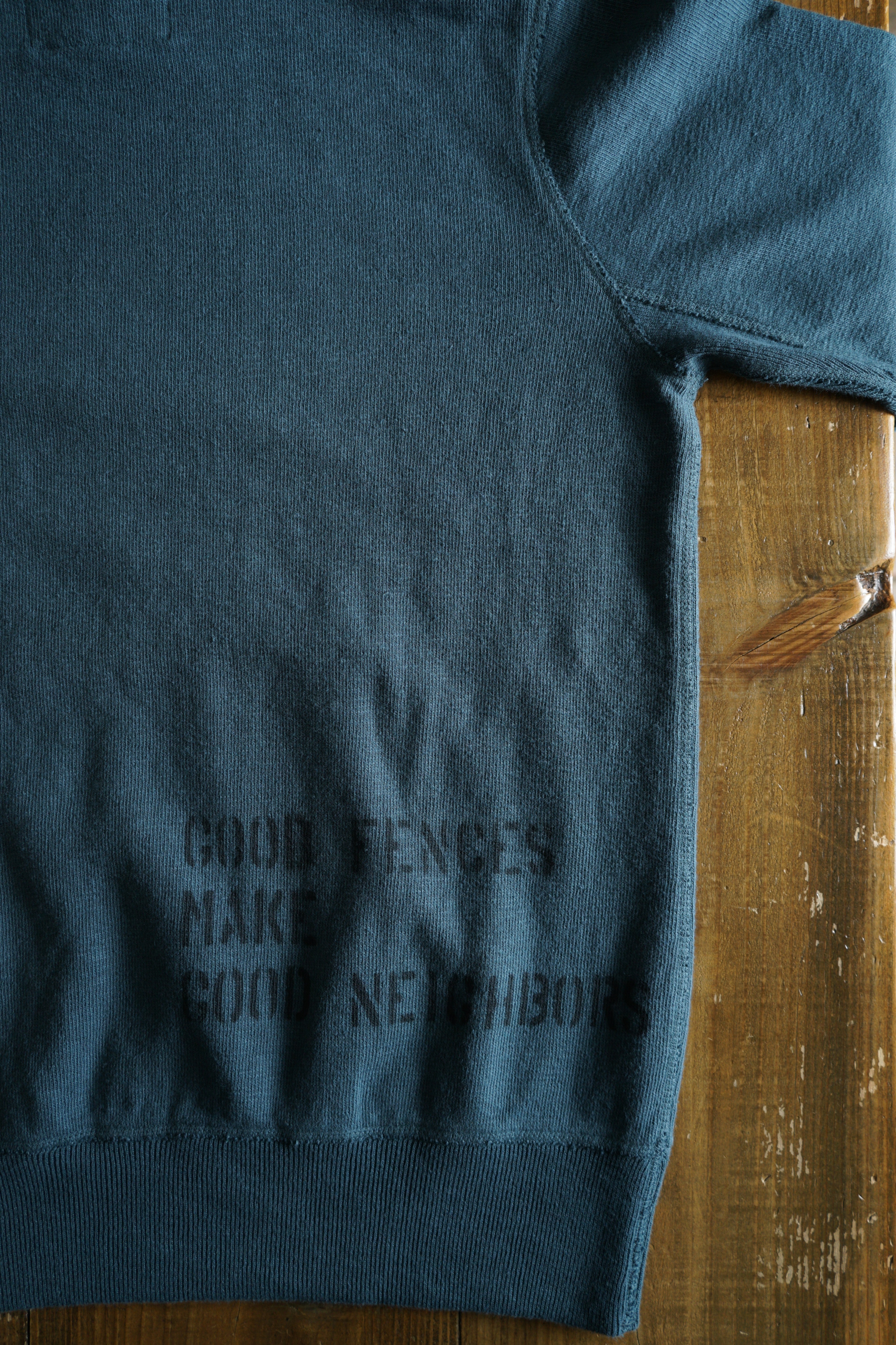 Cotton Relax Hoodie With Stencil Print - DEVISE FACTORY