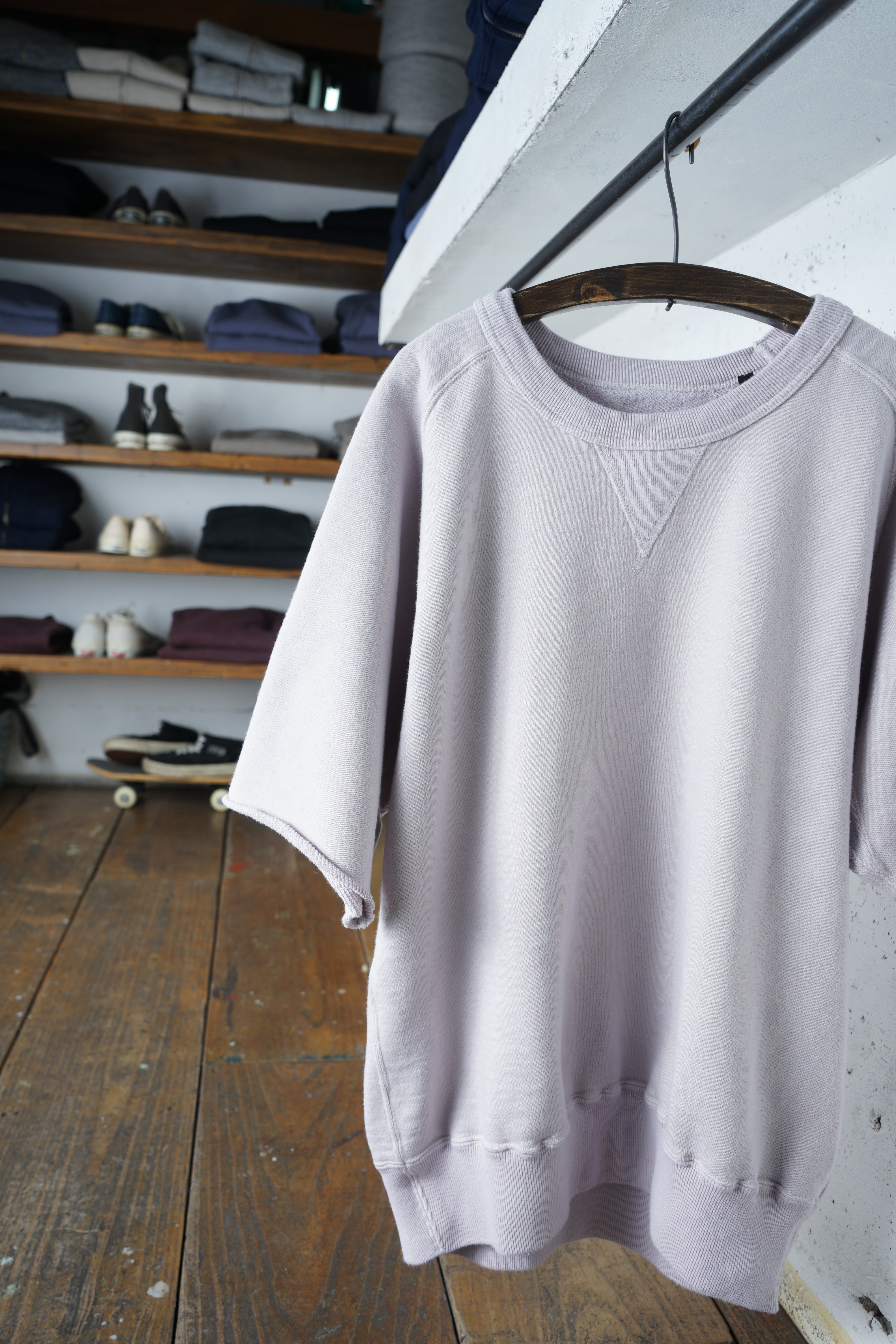 Cotton Rayon Freedom Cut Off Sweatshirt - DEVISE FACTORY