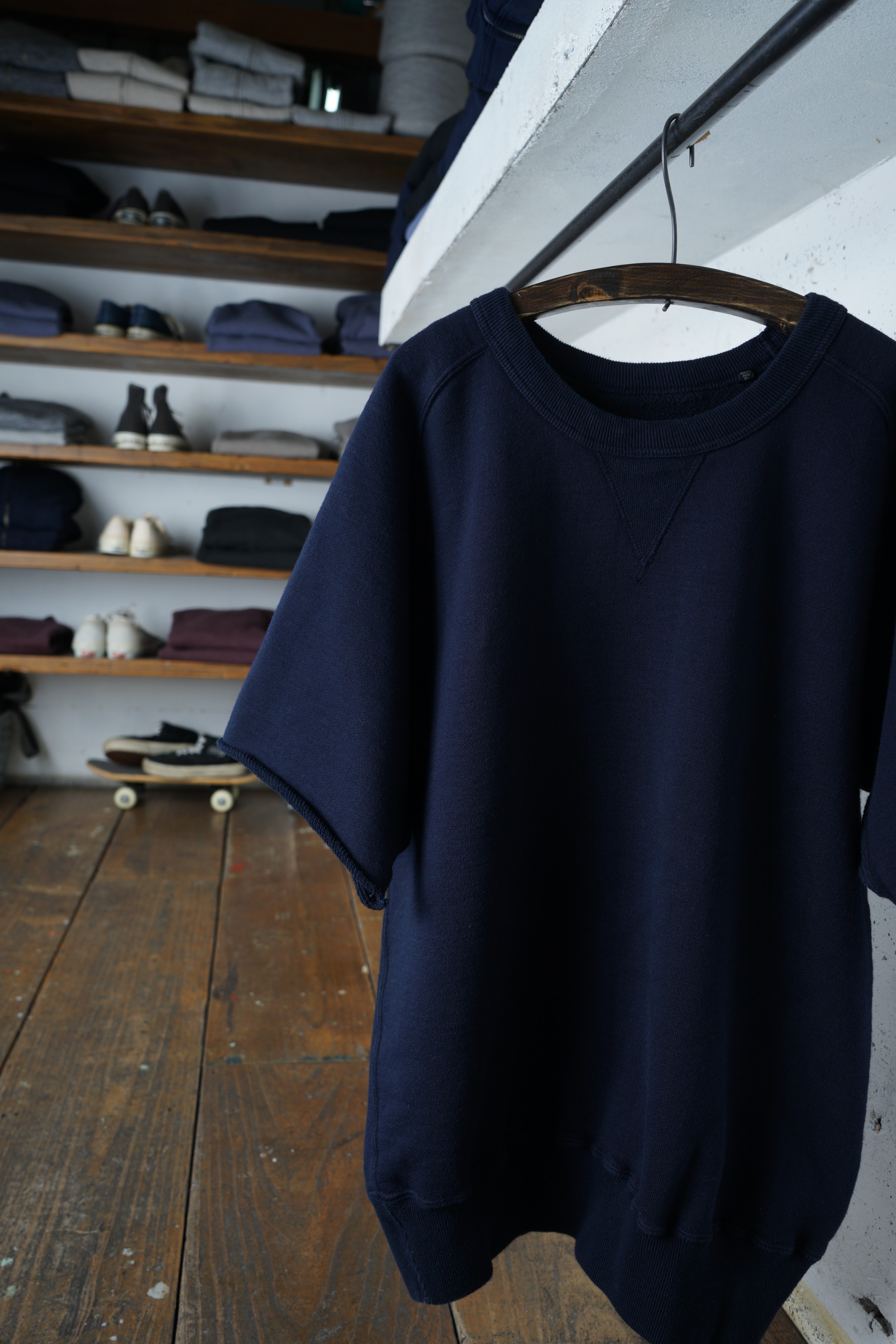 Cotton Rayon Freedom Cut Off Sweatshirt - DEVISE FACTORY