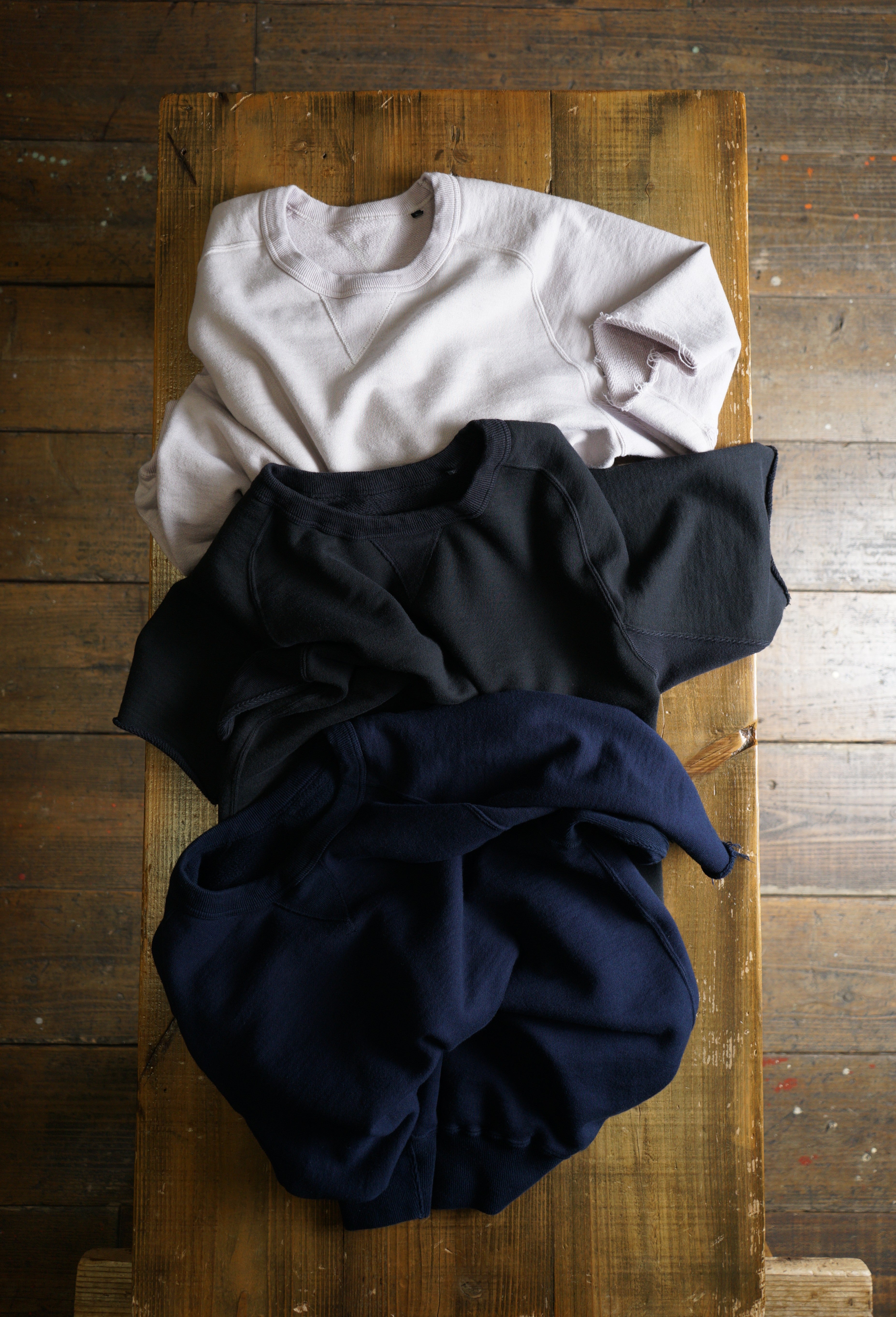 Cotton Rayon Freedom Cut Off Sweatshirt - DEVISE FACTORY