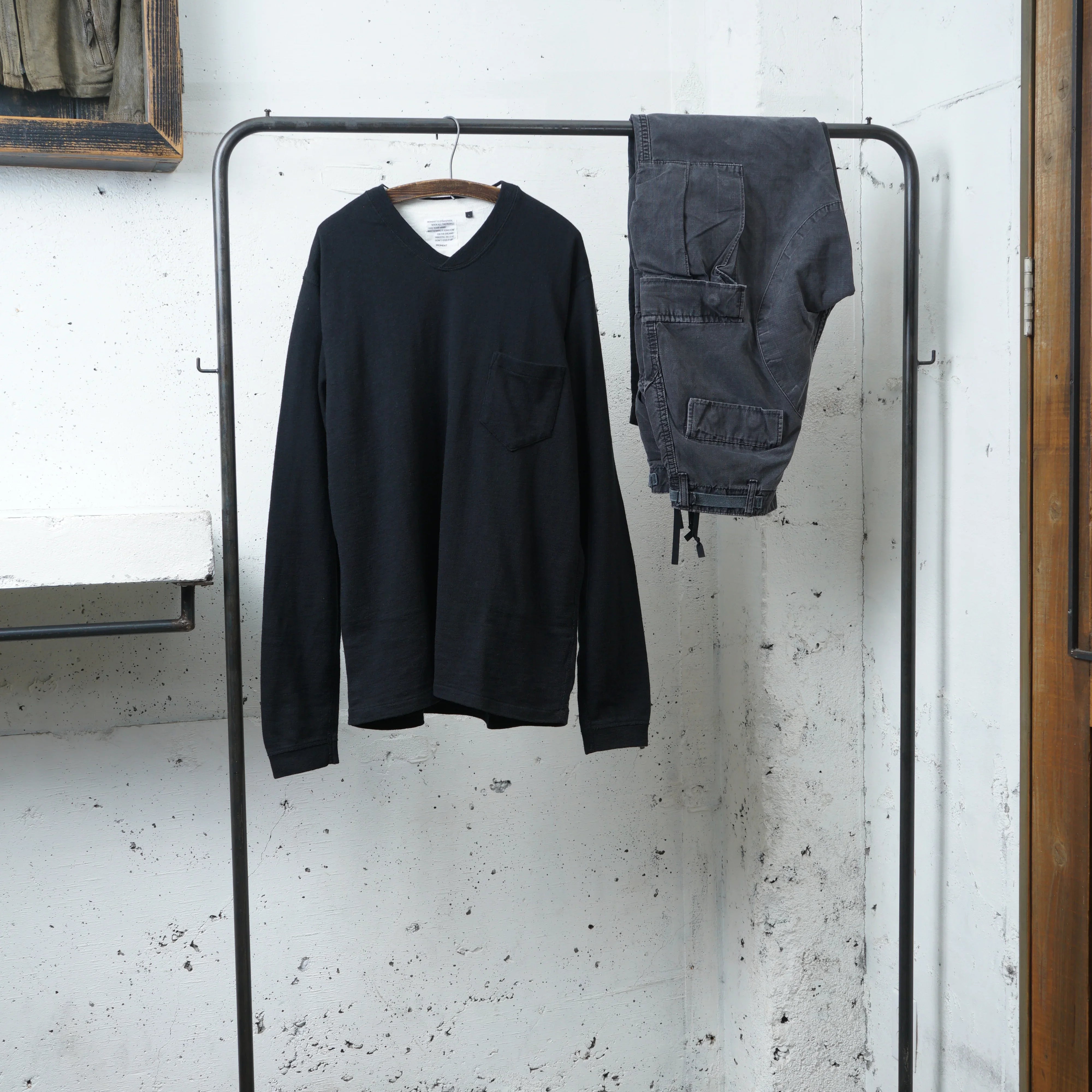 Cotton Relax V Long Sleeve Tshirt - DEVISE FACTORY