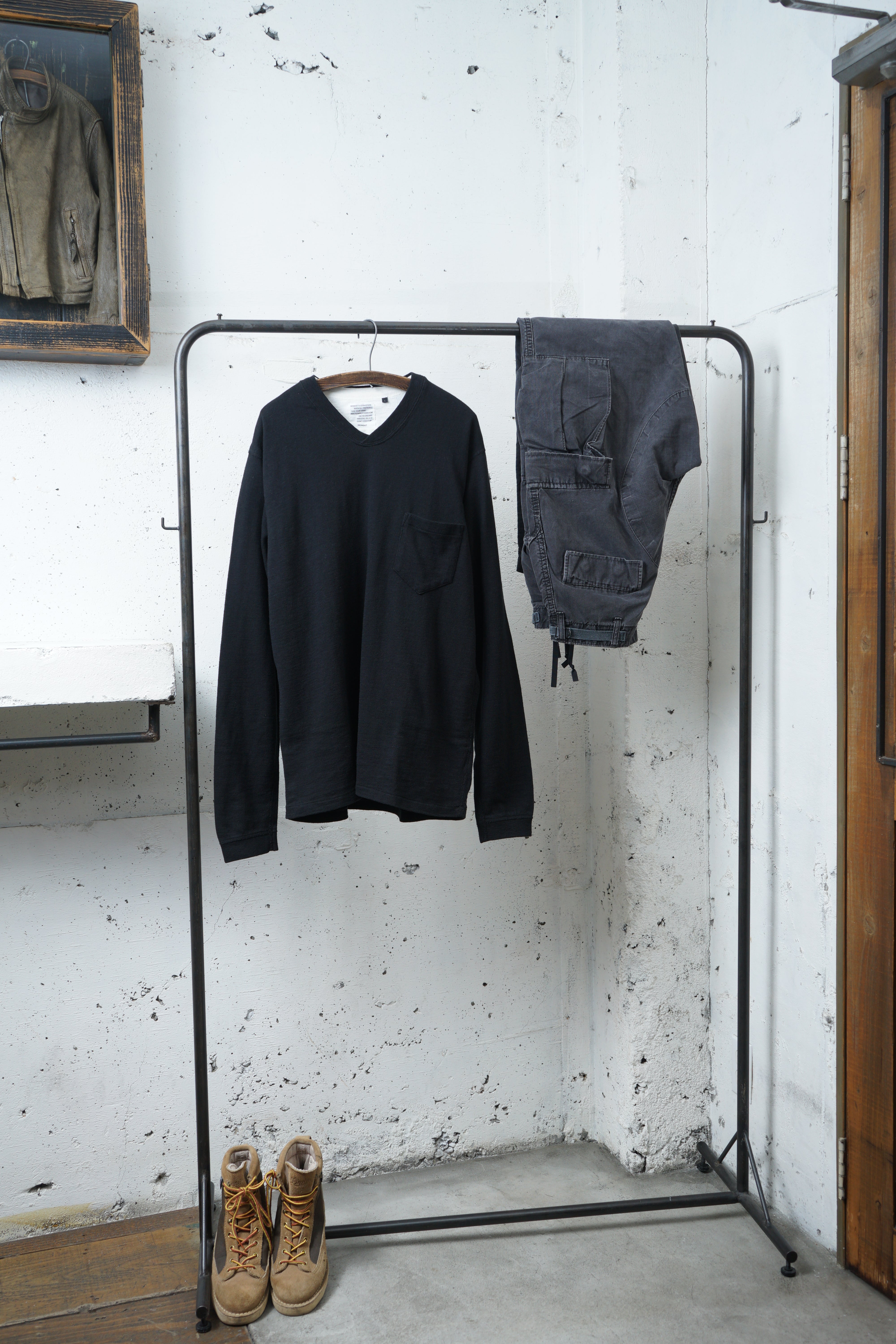 Cotton Relax V Long Sleeve Tshirt - DEVISE FACTORY