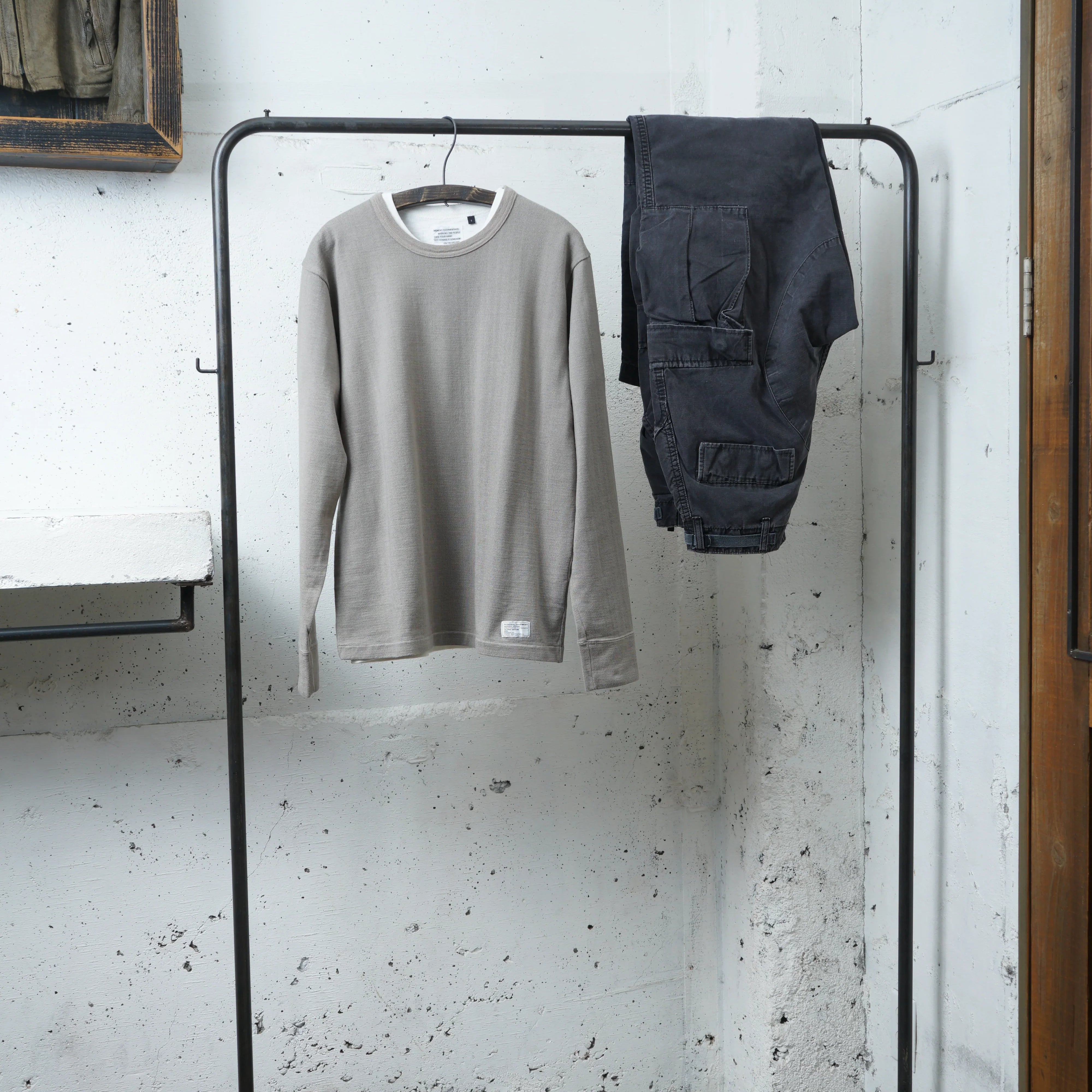 Cotton Rayon Long Sleeve Tshirt (Label) - DEVISE FACTORY
