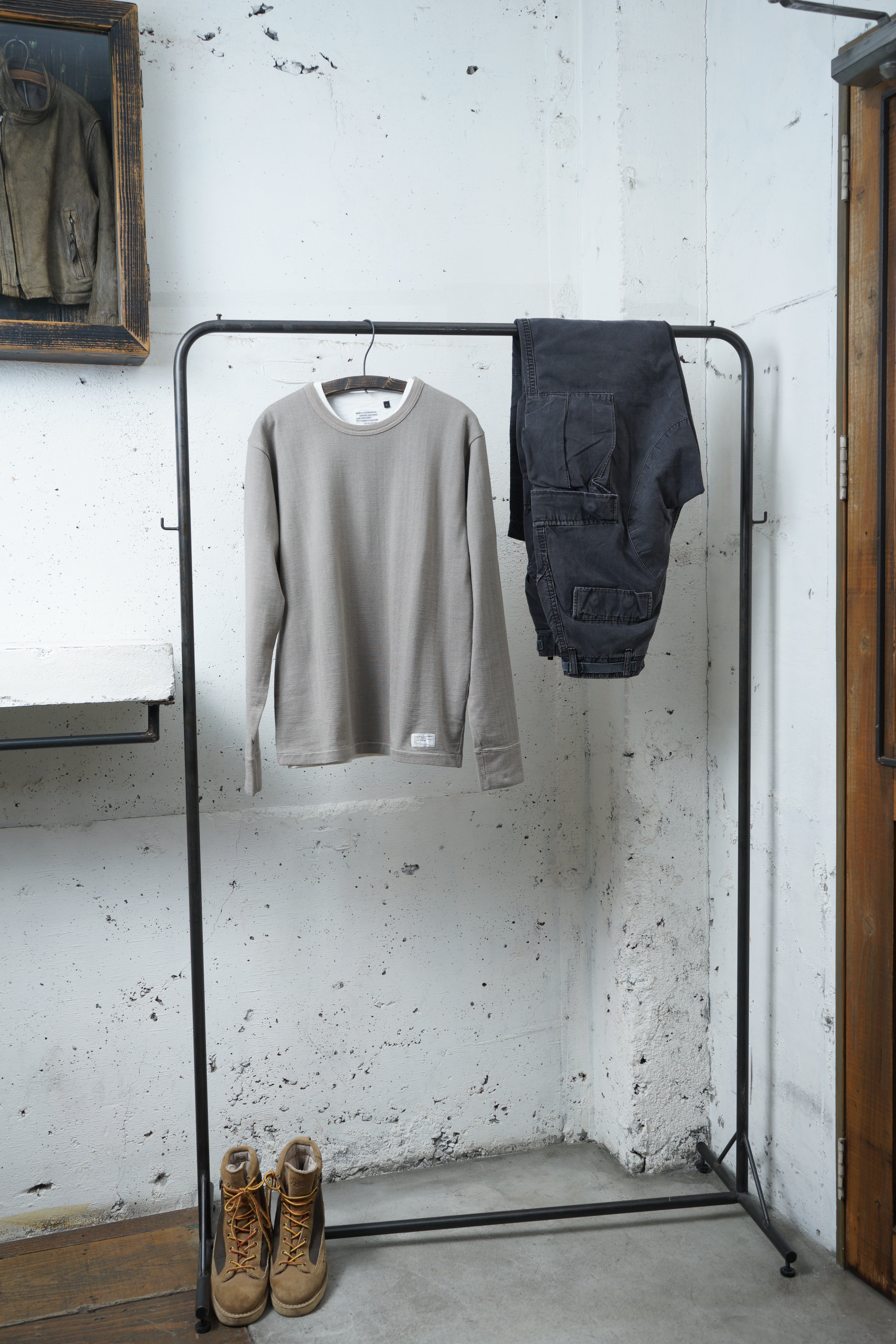 Cotton Rayon Long Sleeve Tshirt (Label) - DEVISE FACTORY