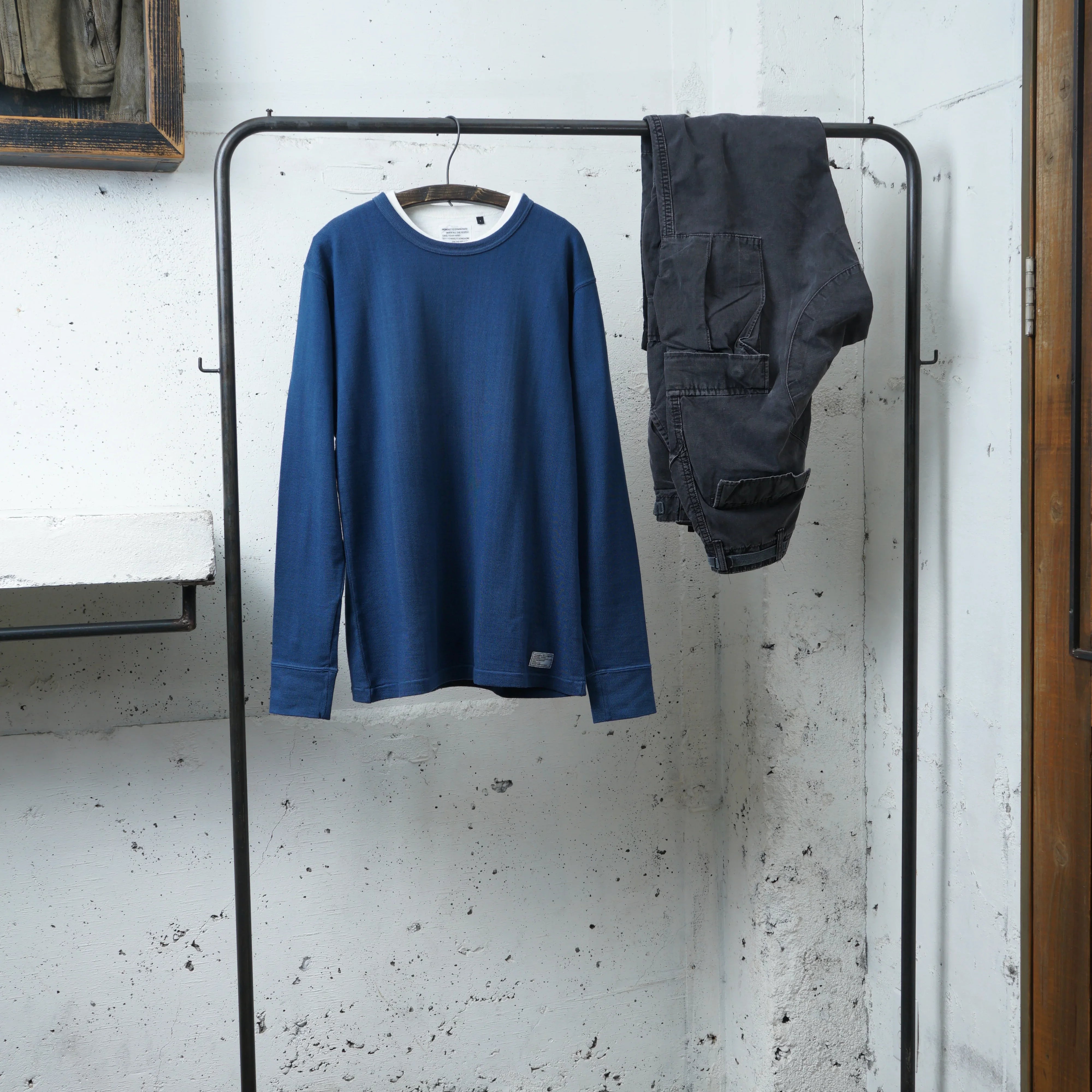 Cotton Rayon Long Sleeve Tshirt (Label) - DEVISE FACTORY