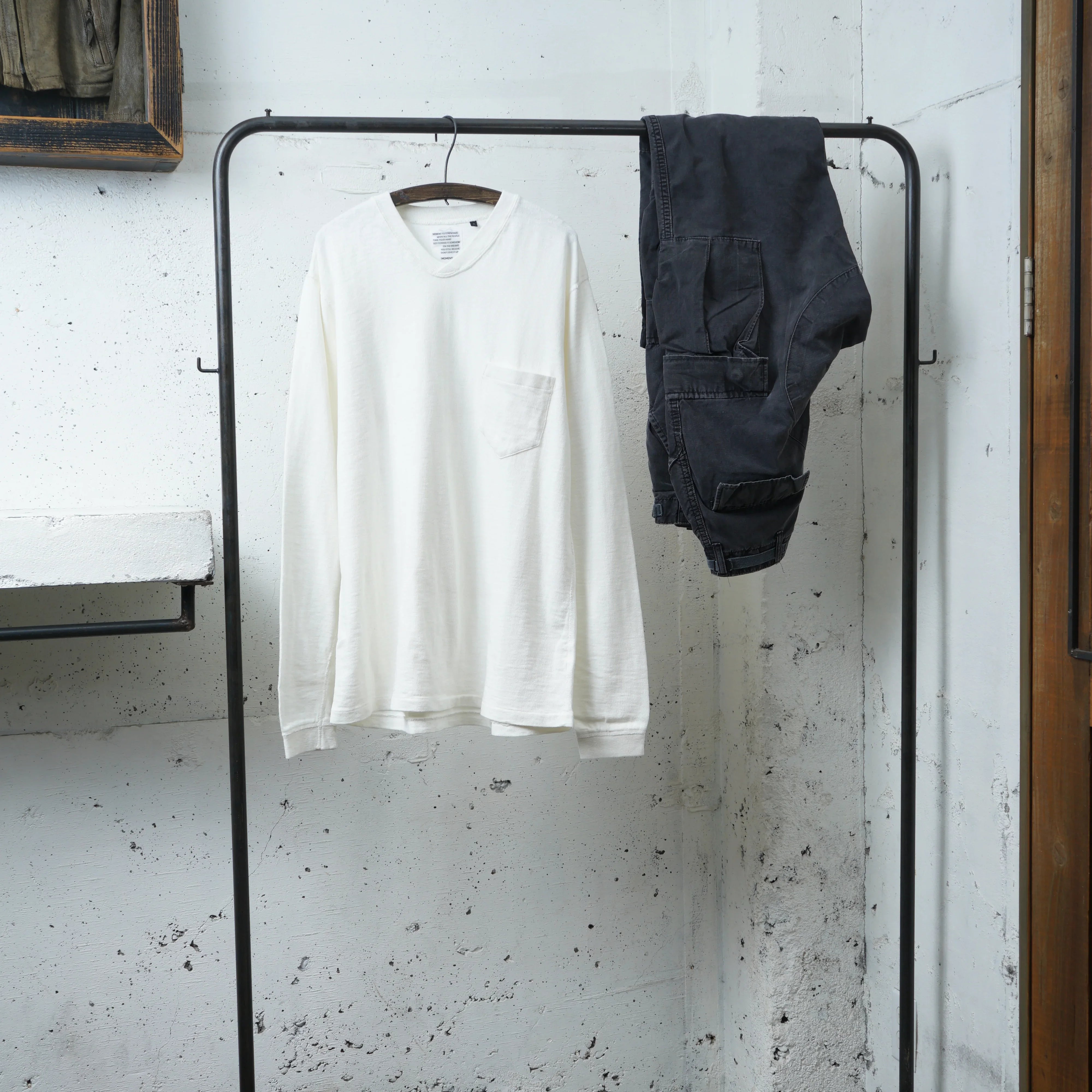 Cotton Relax V Long Sleeve Tshirt - DEVISE FACTORY