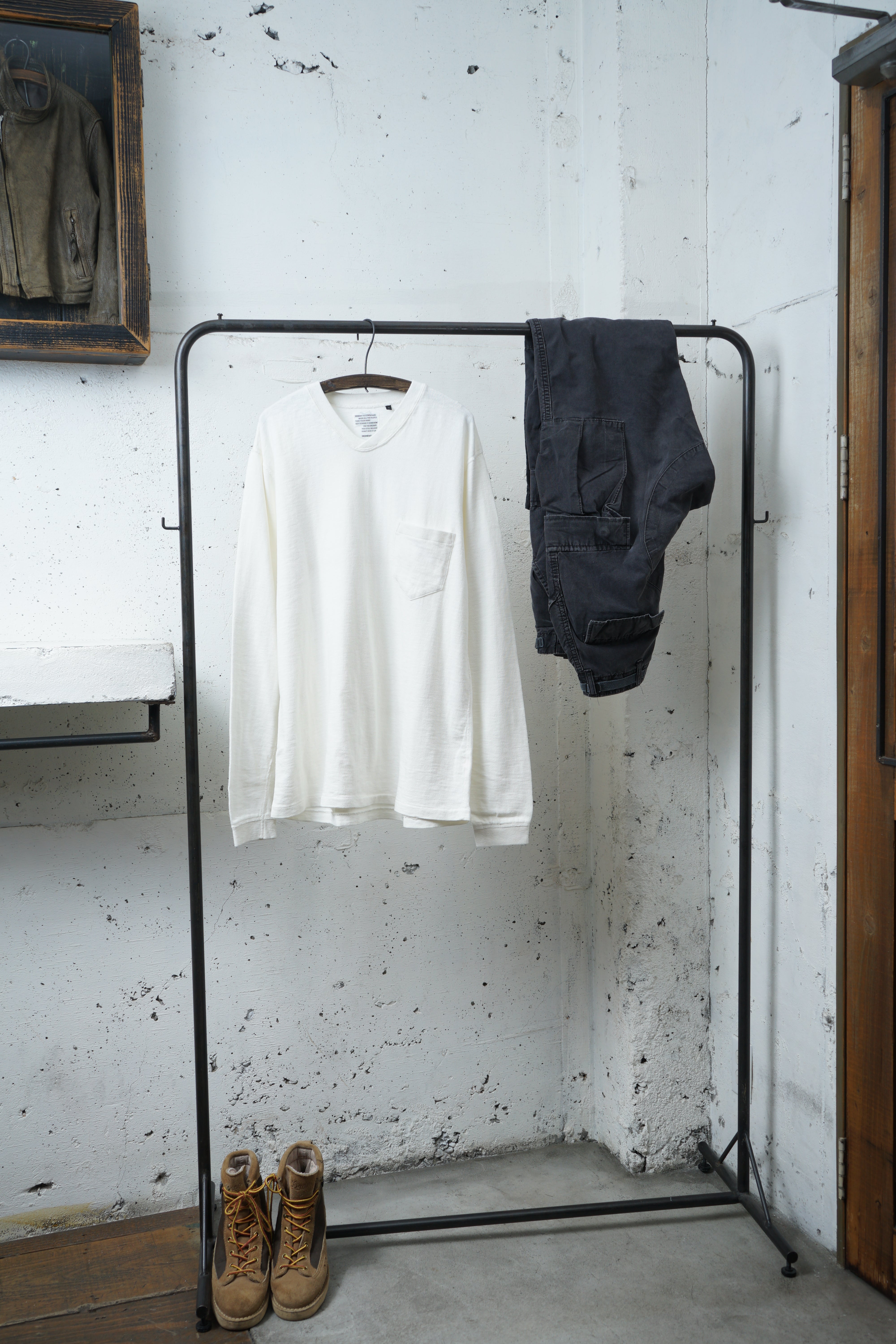 Cotton Relax V Long Sleeve Tshirt - DEVISE FACTORY