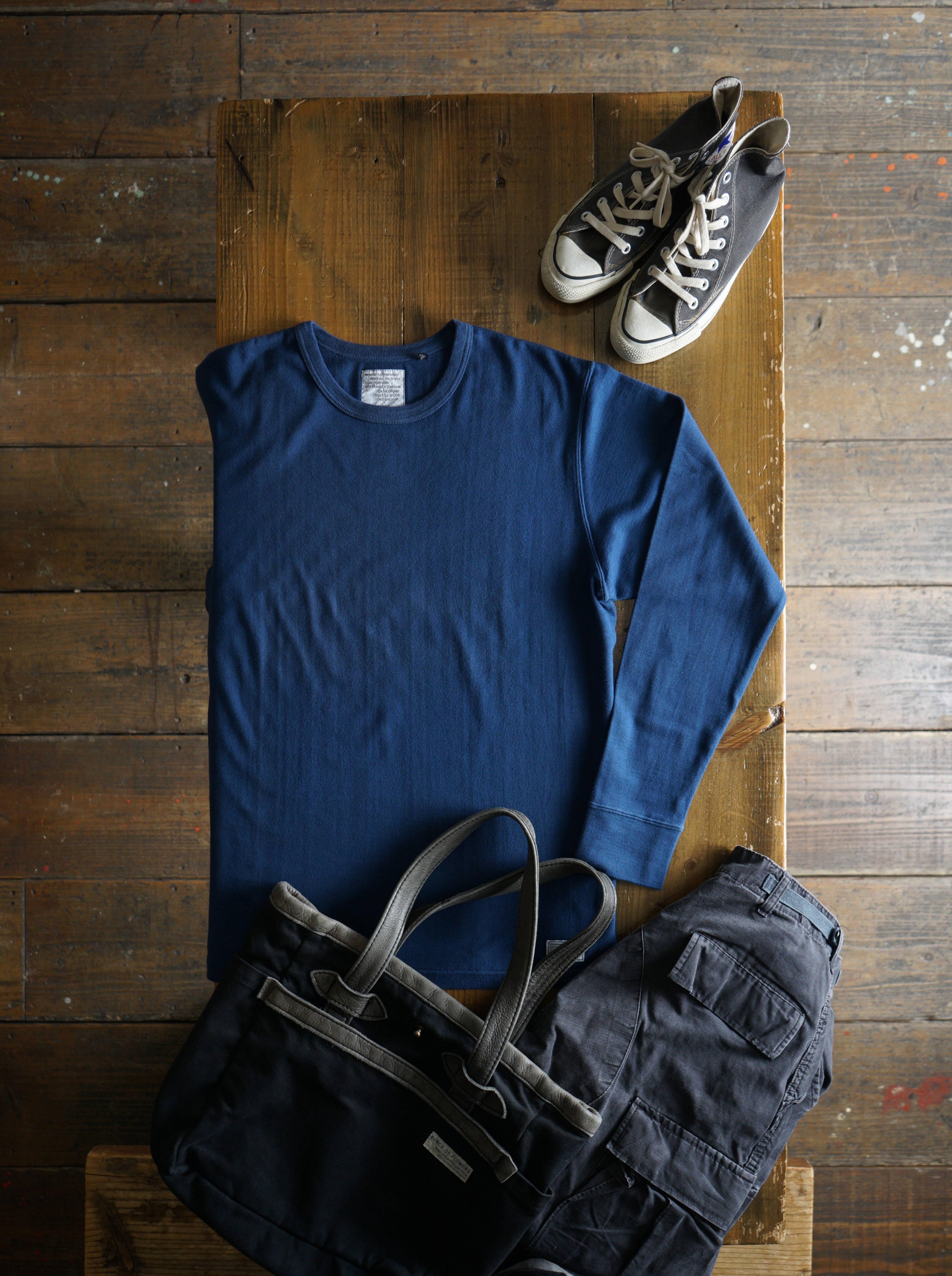 Cotton Rayon Long Sleeve Tshirt (Label) - DEVISE FACTORY