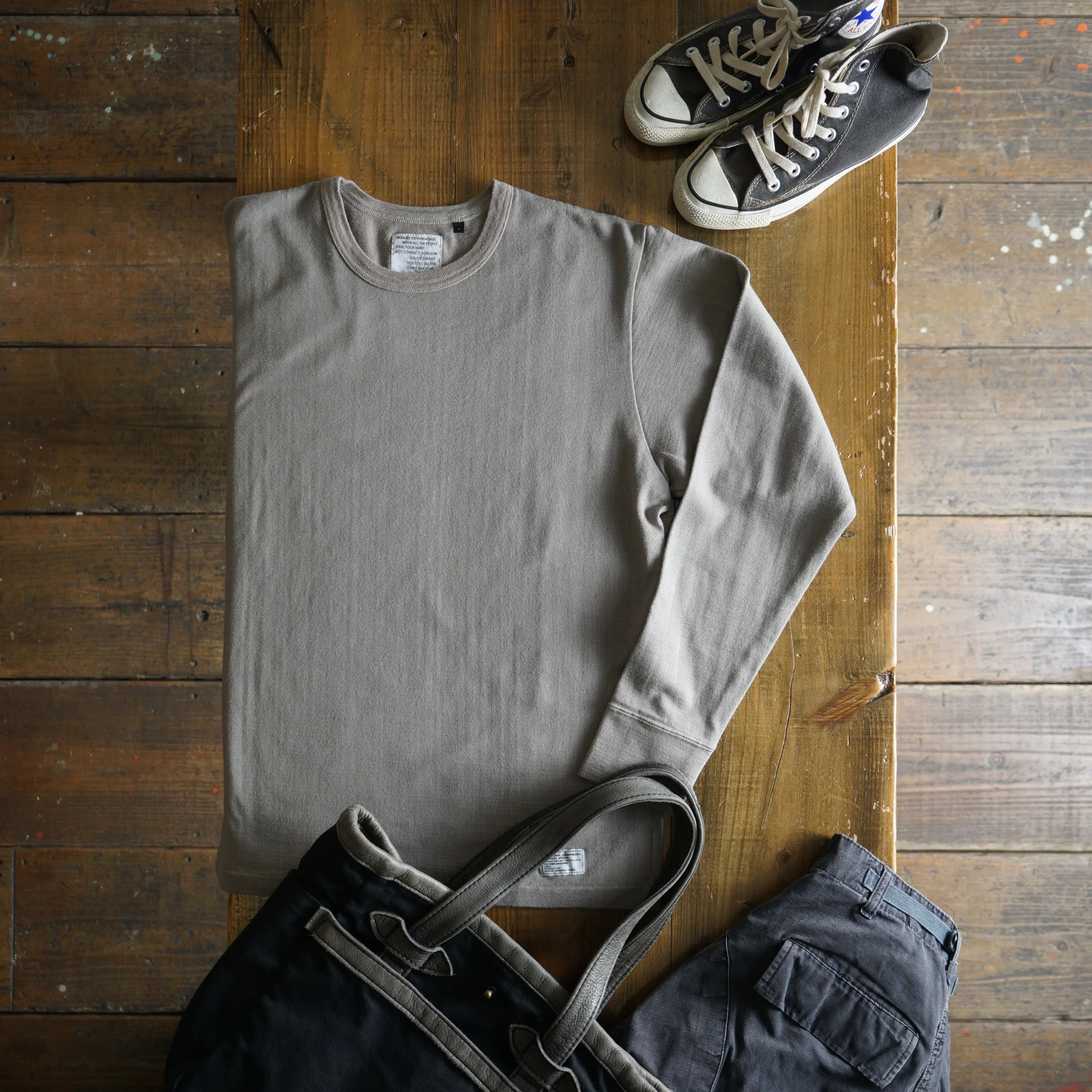 Cotton Rayon Long Sleeve Tshirt (Label) - DEVISE FACTORY