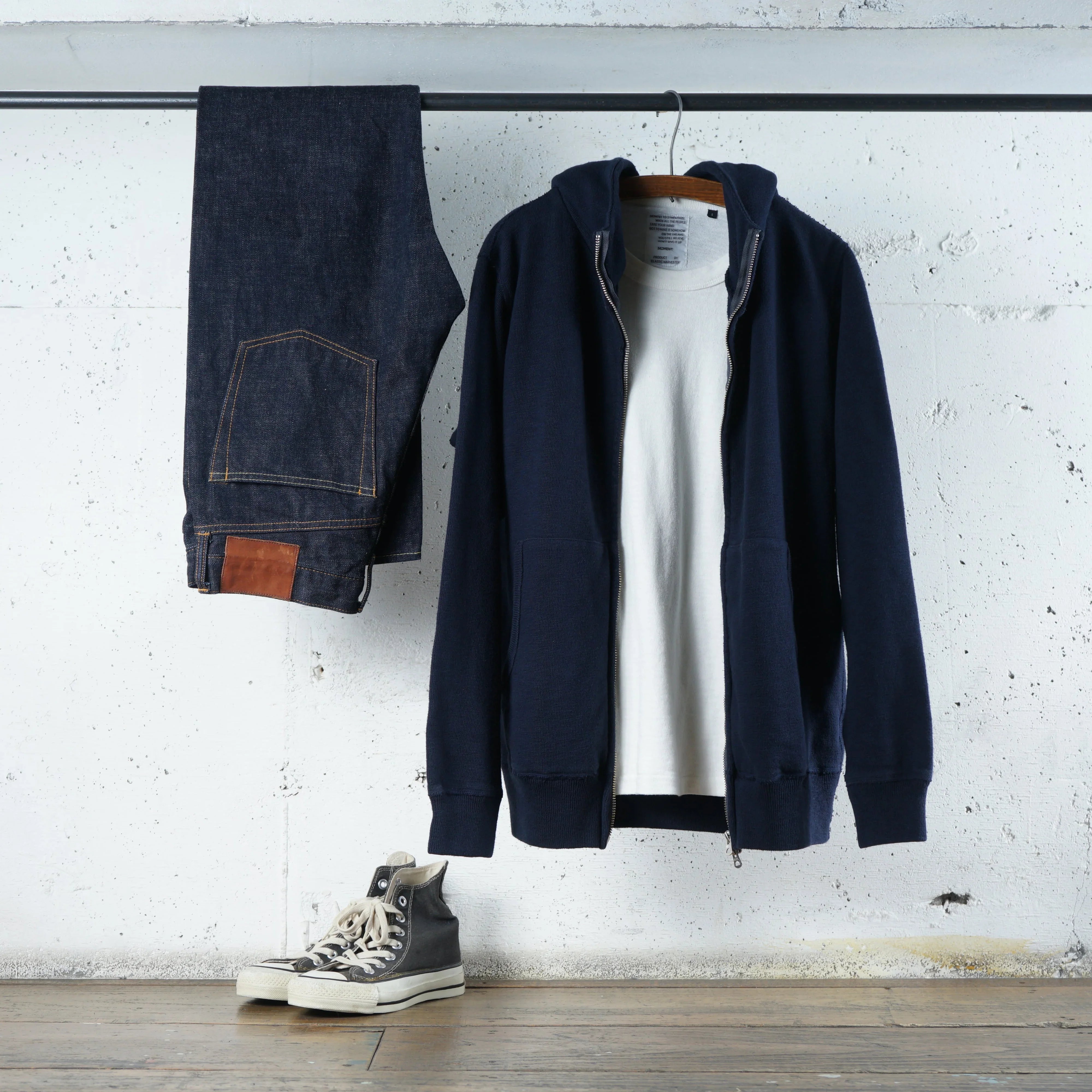 Cotton Zip Hoodie - DEVISE FACTORY