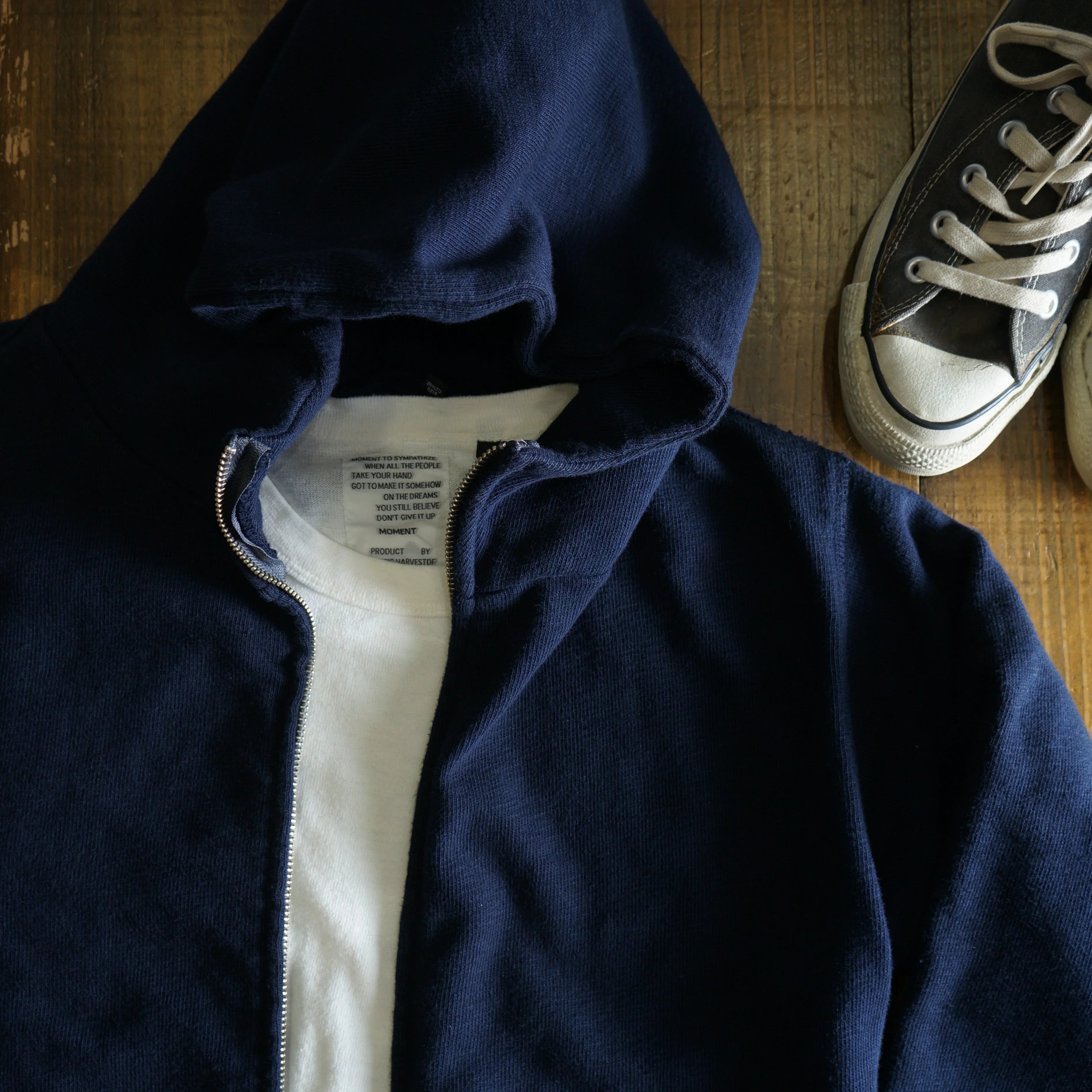 Cotton Zip Hoodie - DEVISE FACTORY