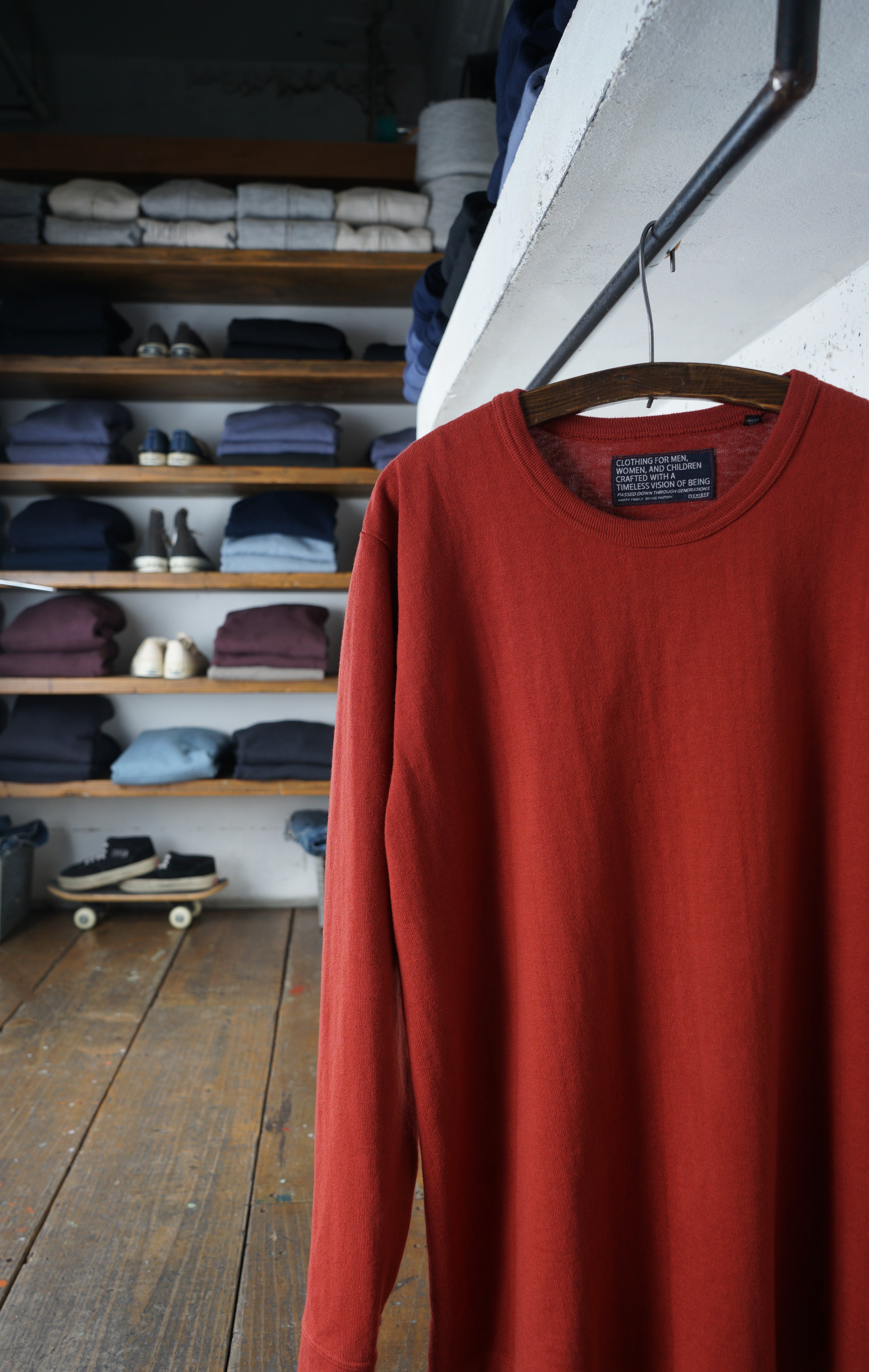 Cotton Rayon Long Sleeve Tshirt - DEVISE FACTORY