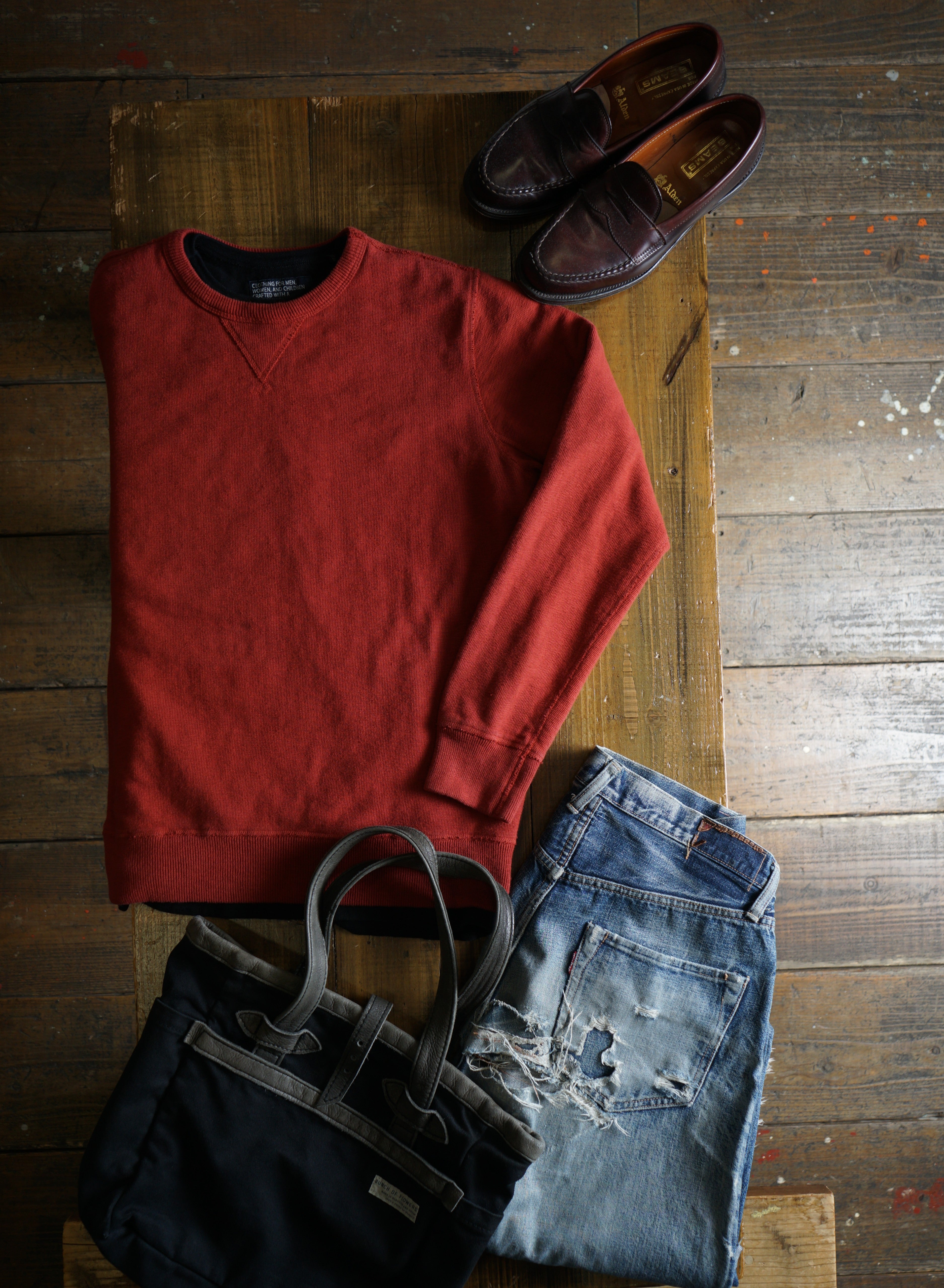 Cotton Relaxed Sweatshirt - DEVISE FACTORY