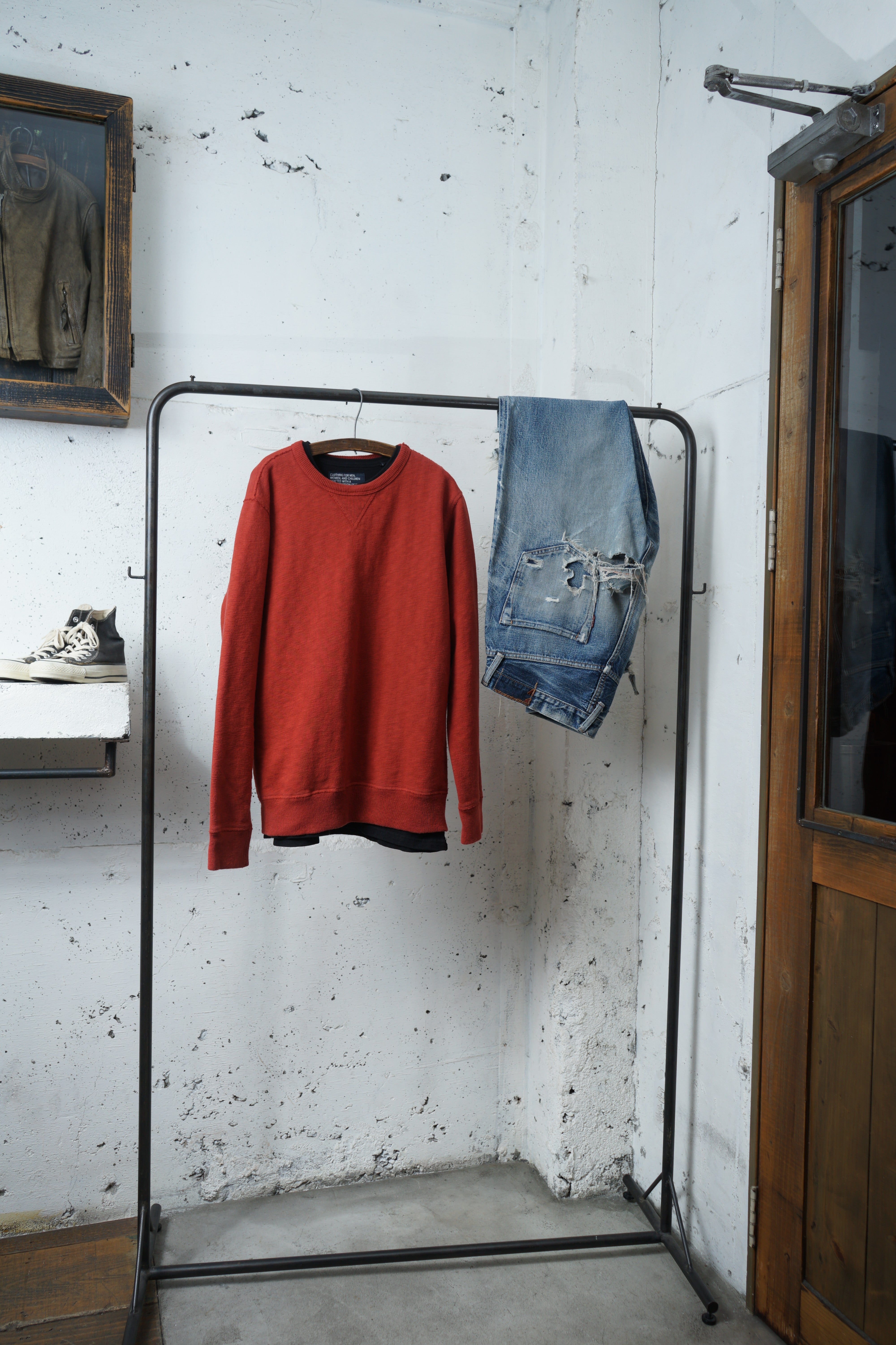 Cotton Relaxed Sweatshirt - DEVISE FACTORY