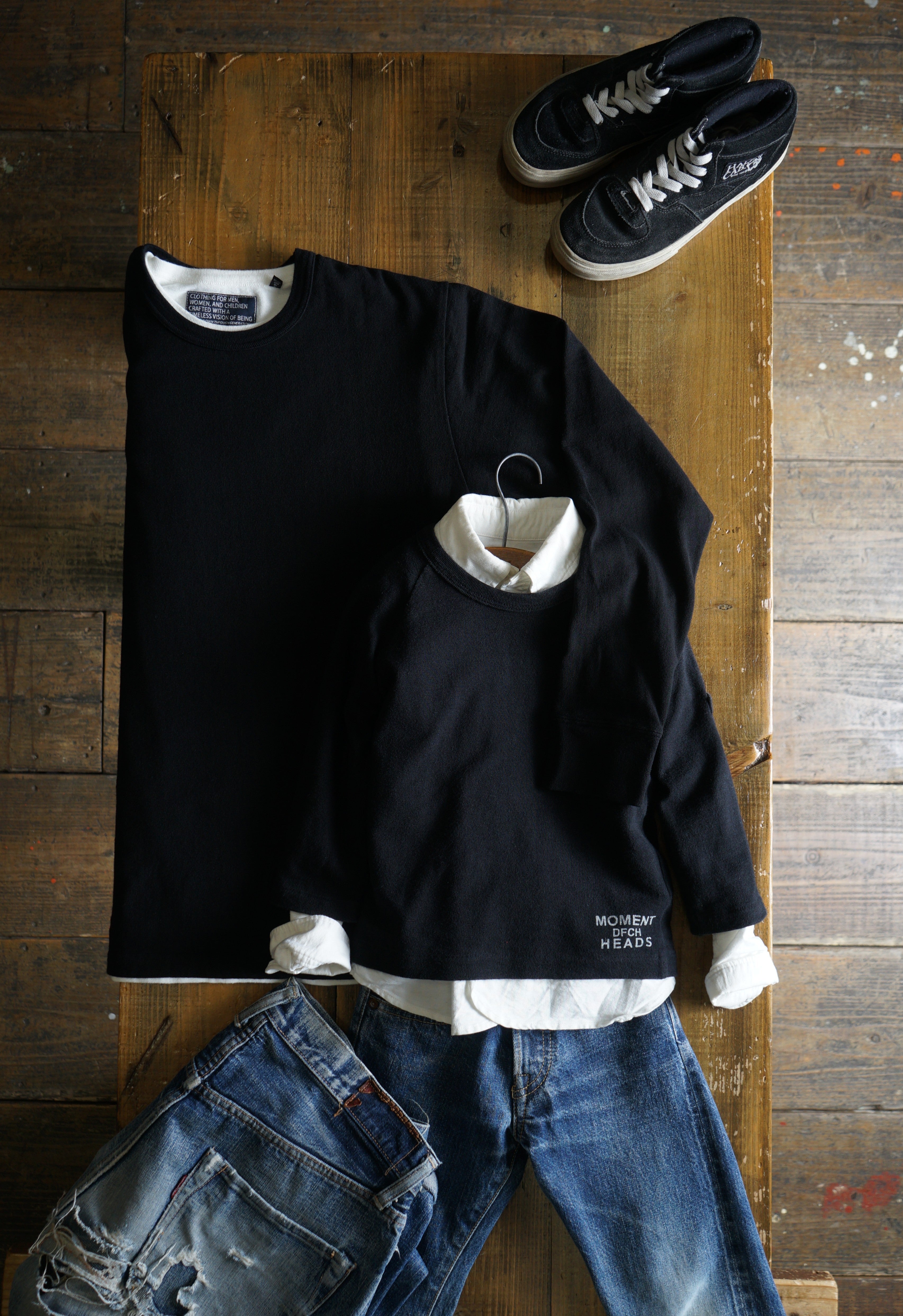 Cotton Rayon Long Sleeve Tshirt - DEVISE FACTORY