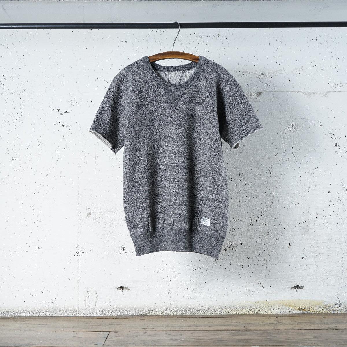 Cotton Cut Off  S/S Sweat Tshirt - DEVISE FACTORY
