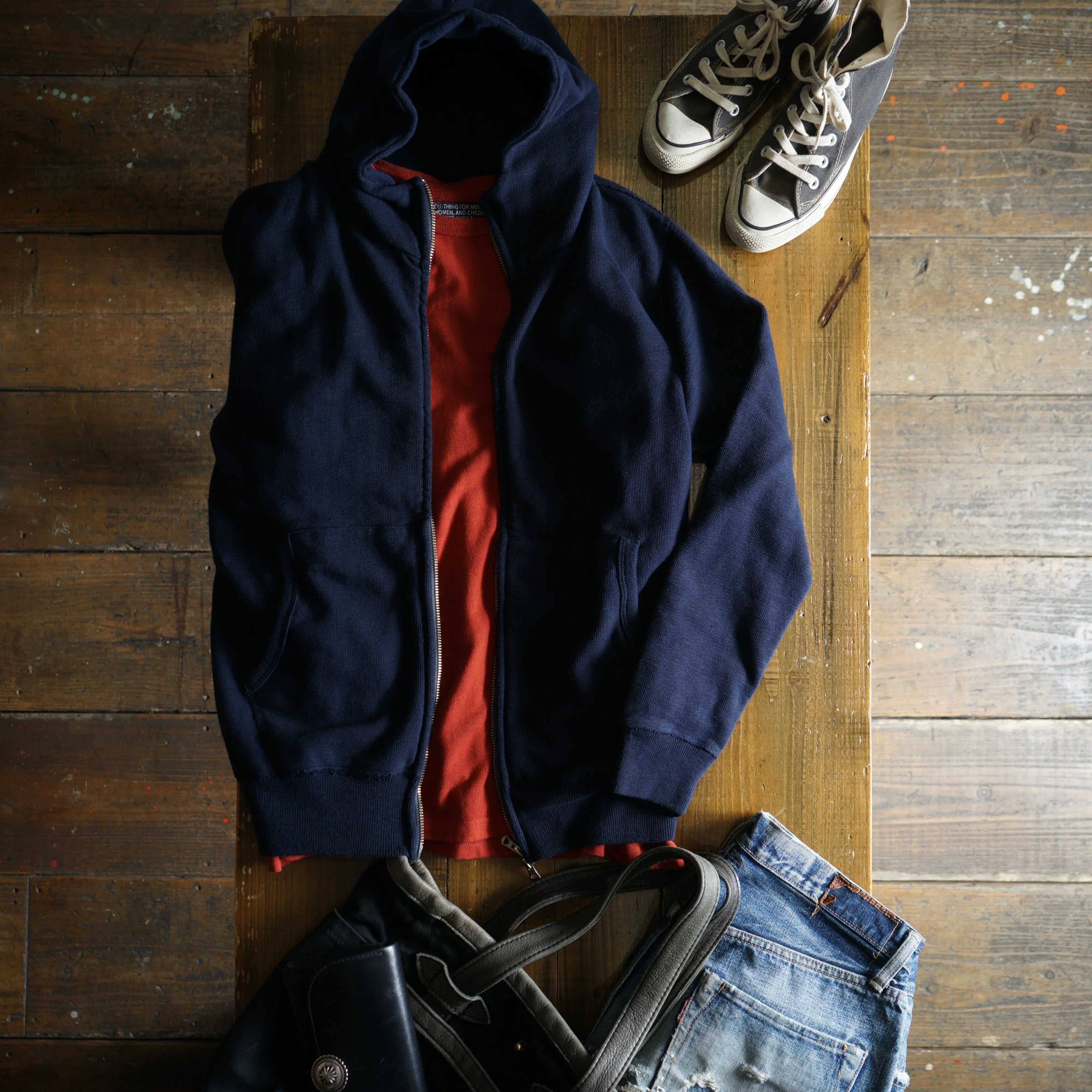 Cotton Zip Hoodie - DEVISE FACTORY