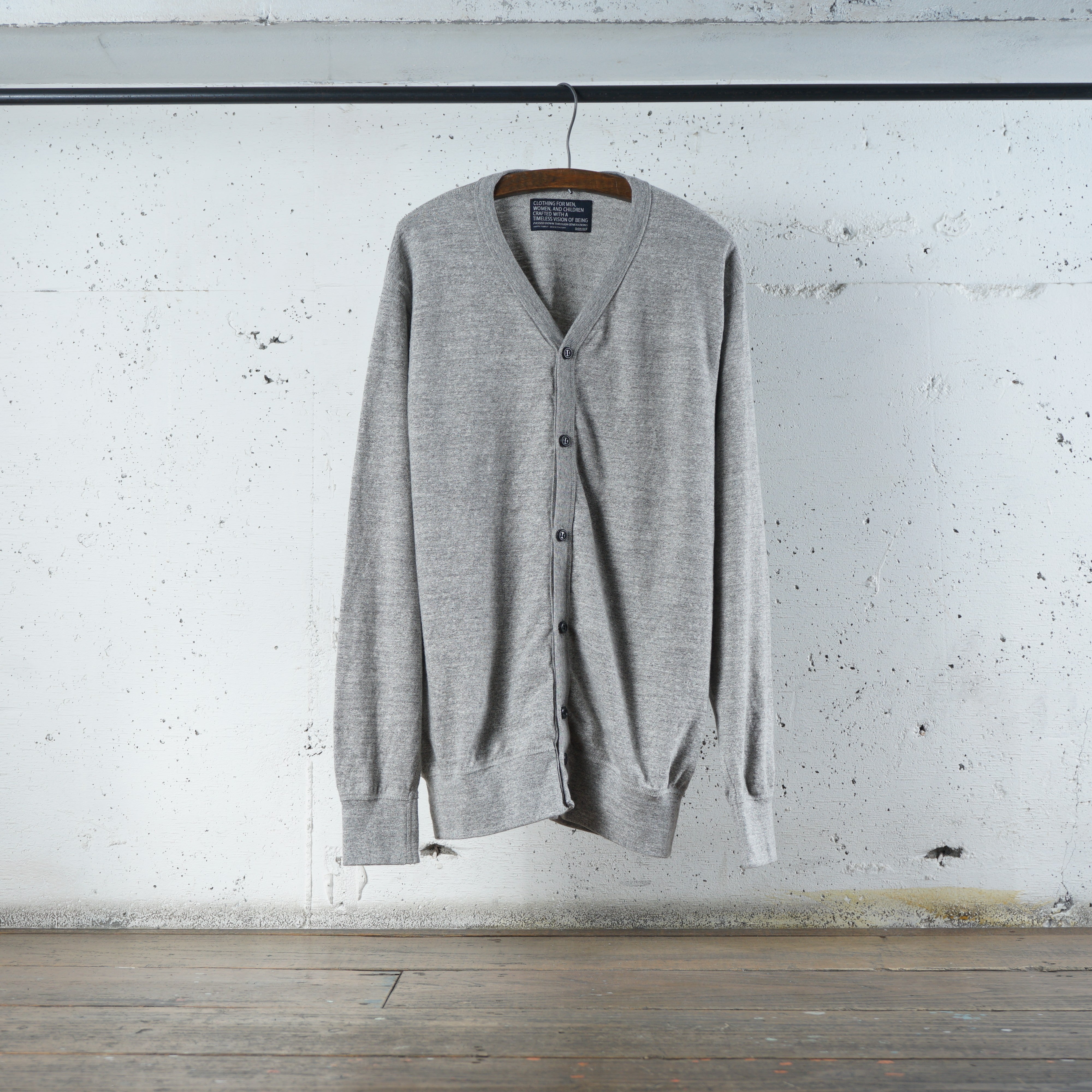 Cotton Relaxed Cardigan - DEVISE FACTORY