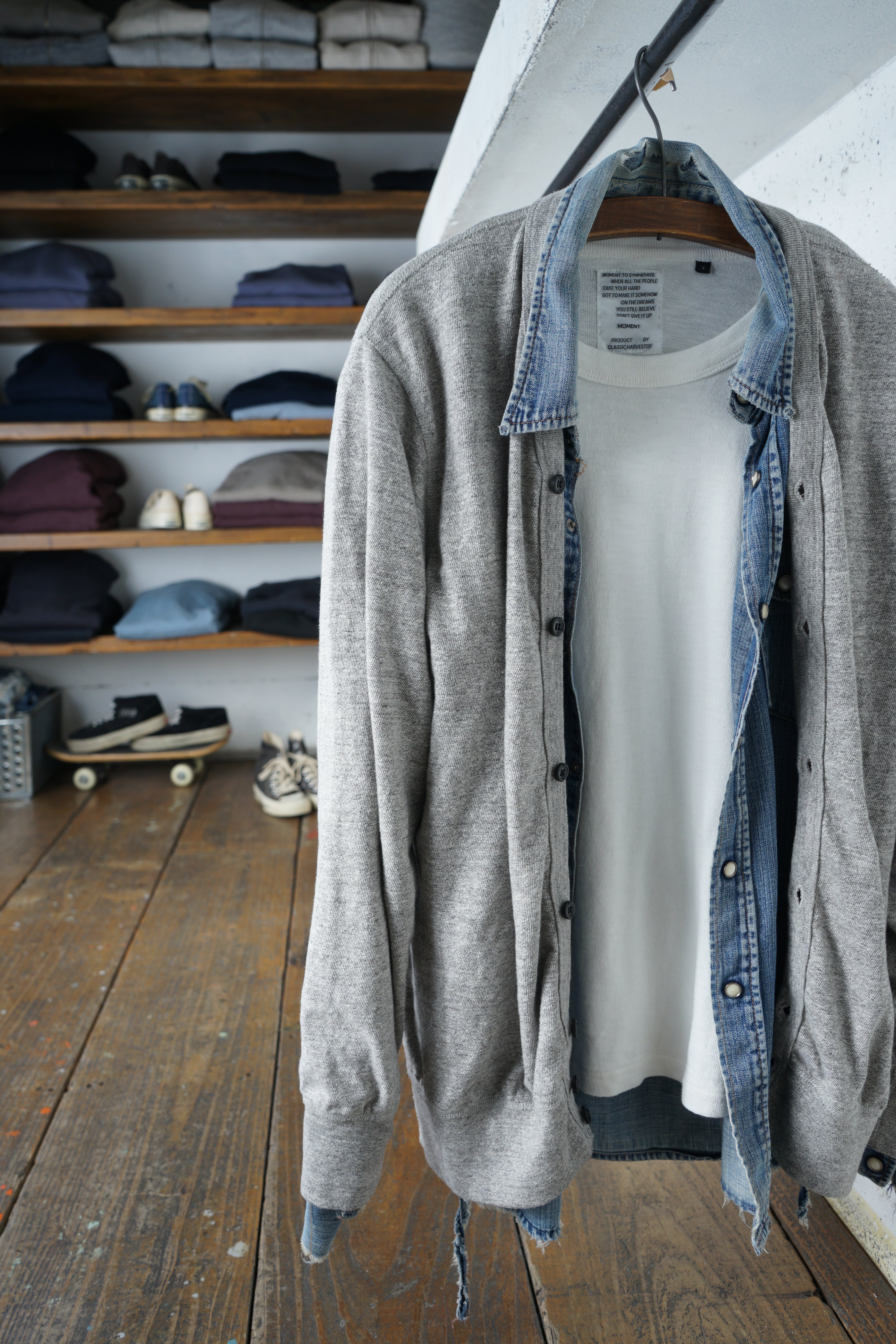 Cotton Relaxed Cardigan - DEVISE FACTORY