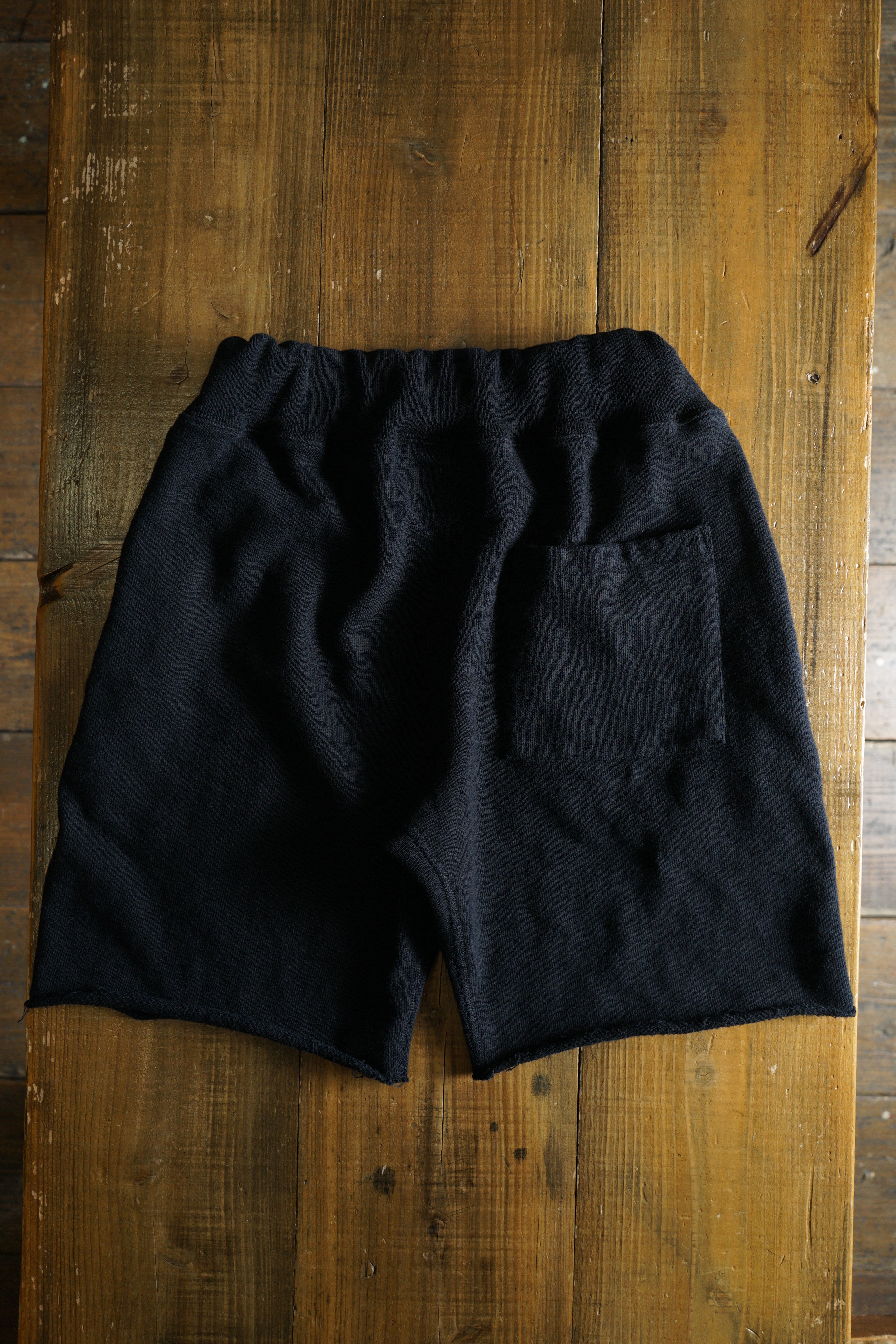 Cotton Cut-Off Shorts with Zip Pocket - DEVISE FACTORY