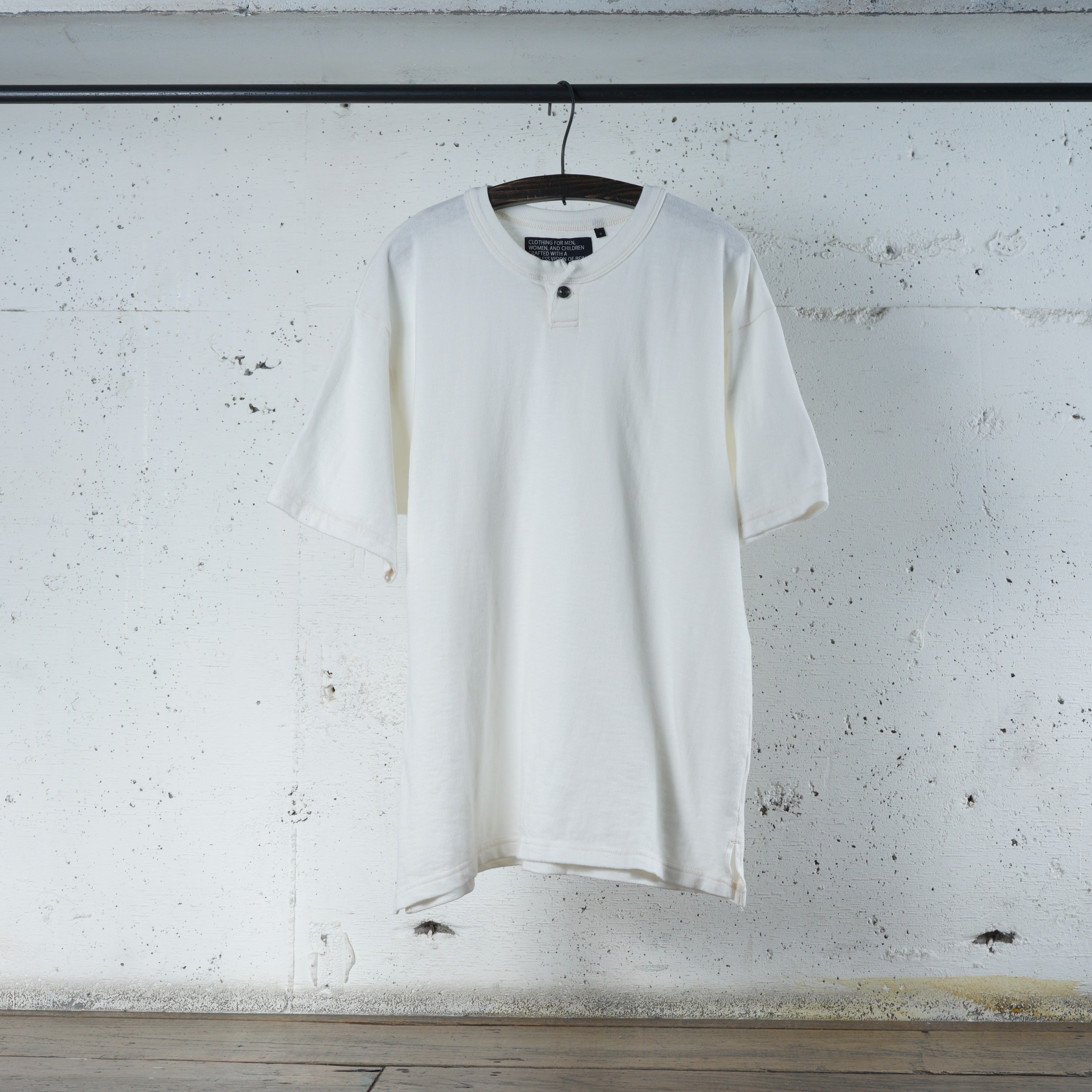 Cotton Wide Henley  Tshirt - DEVISE FACTORY