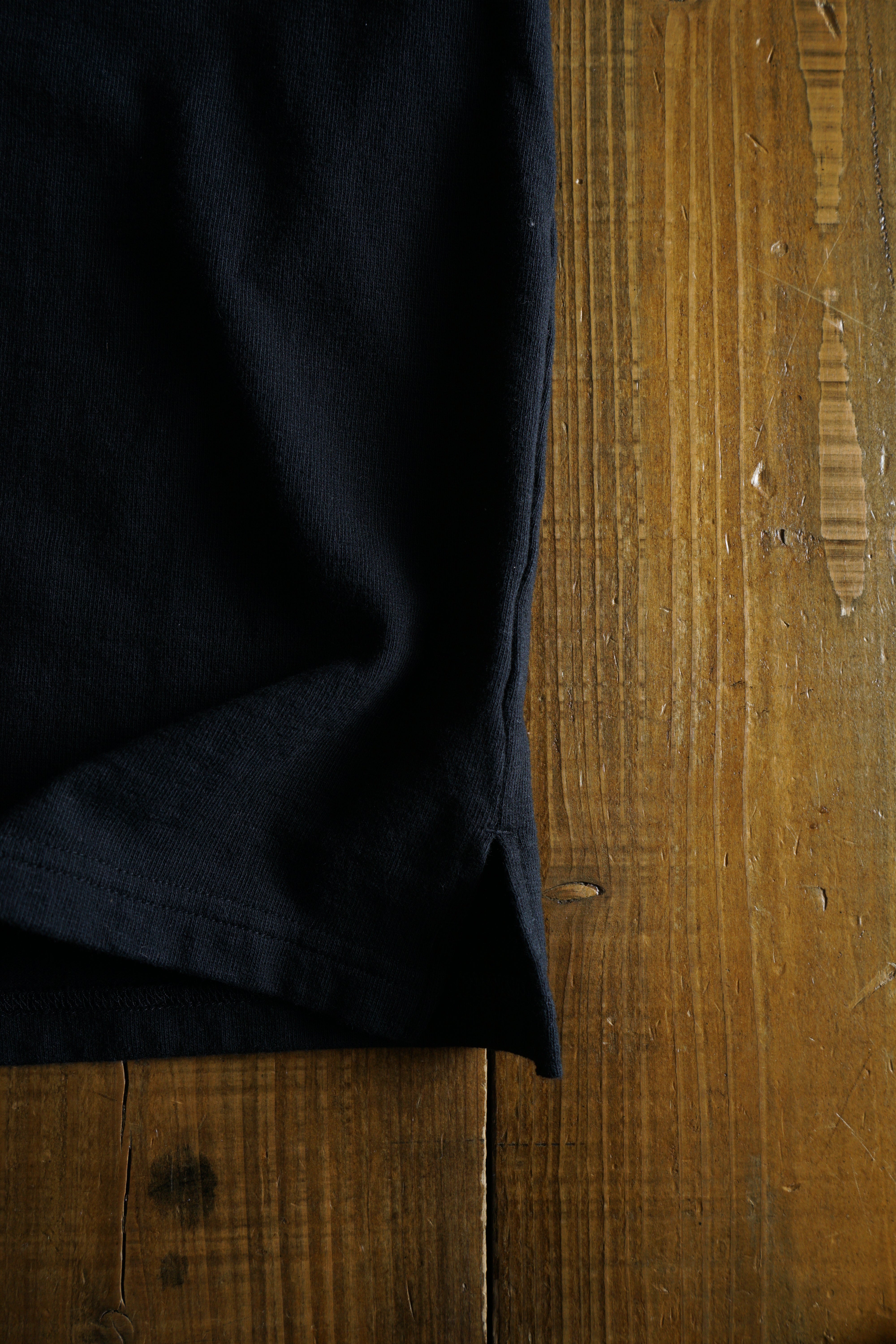Cotton Wide Henley  Tshirt - DEVISE FACTORY