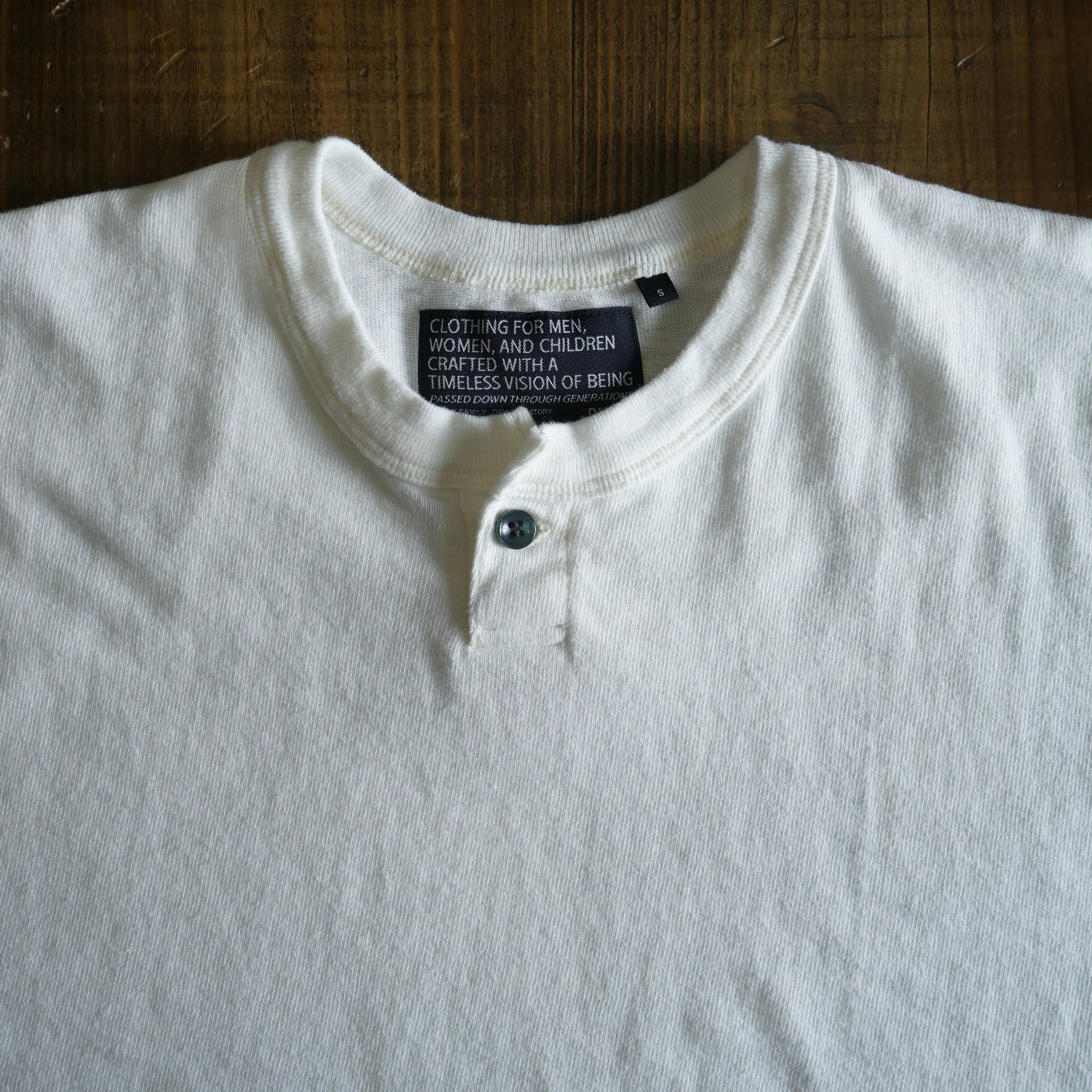 Cotton Wide Henley  Tshirt - DEVISE FACTORY