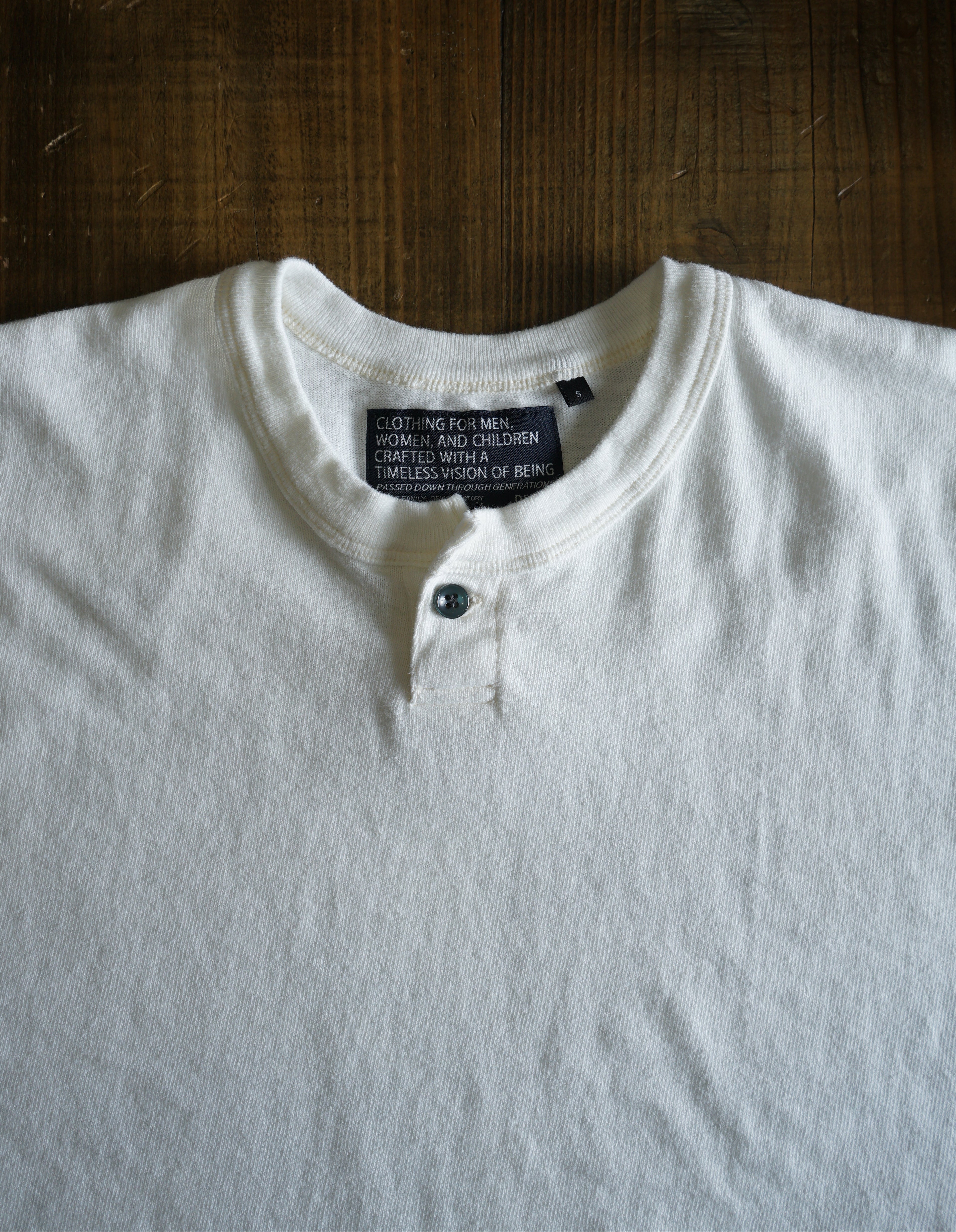 Cotton Wide Henley  Tshirt - DEVISE FACTORY