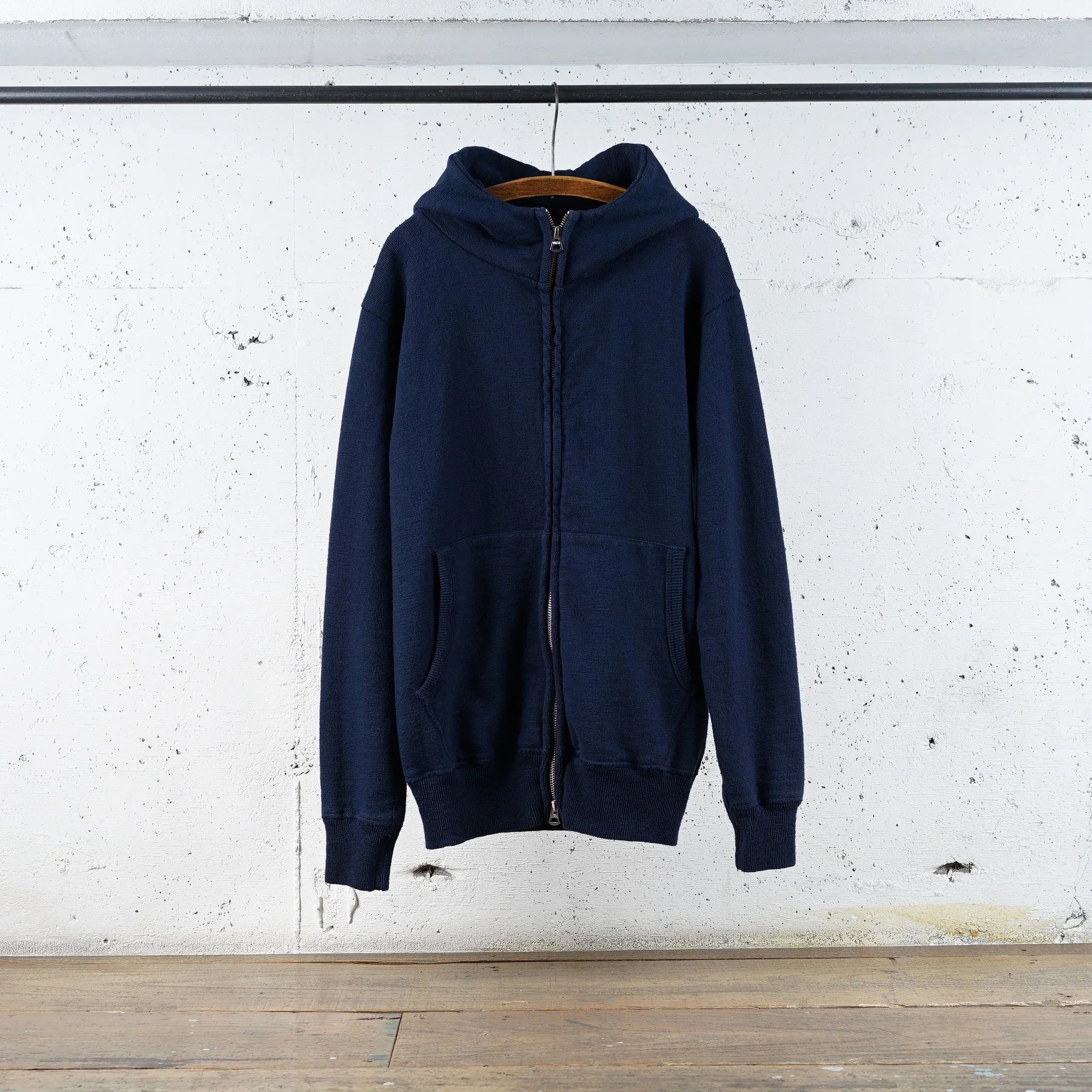 Cotton Zip Hoodie with Print - DEVISE FACTORY