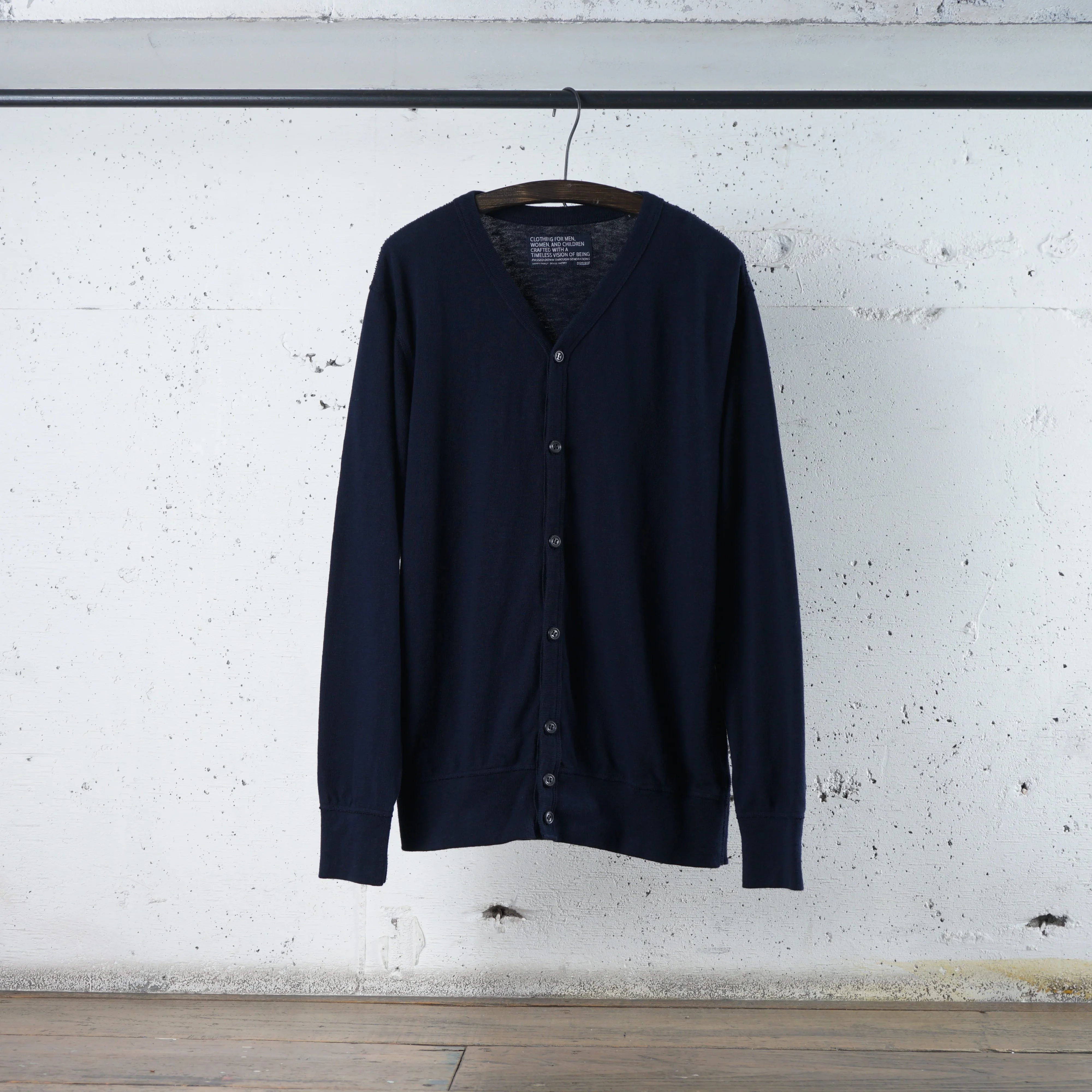 Cotton Relaxed Cardigan - DEVISE FACTORY