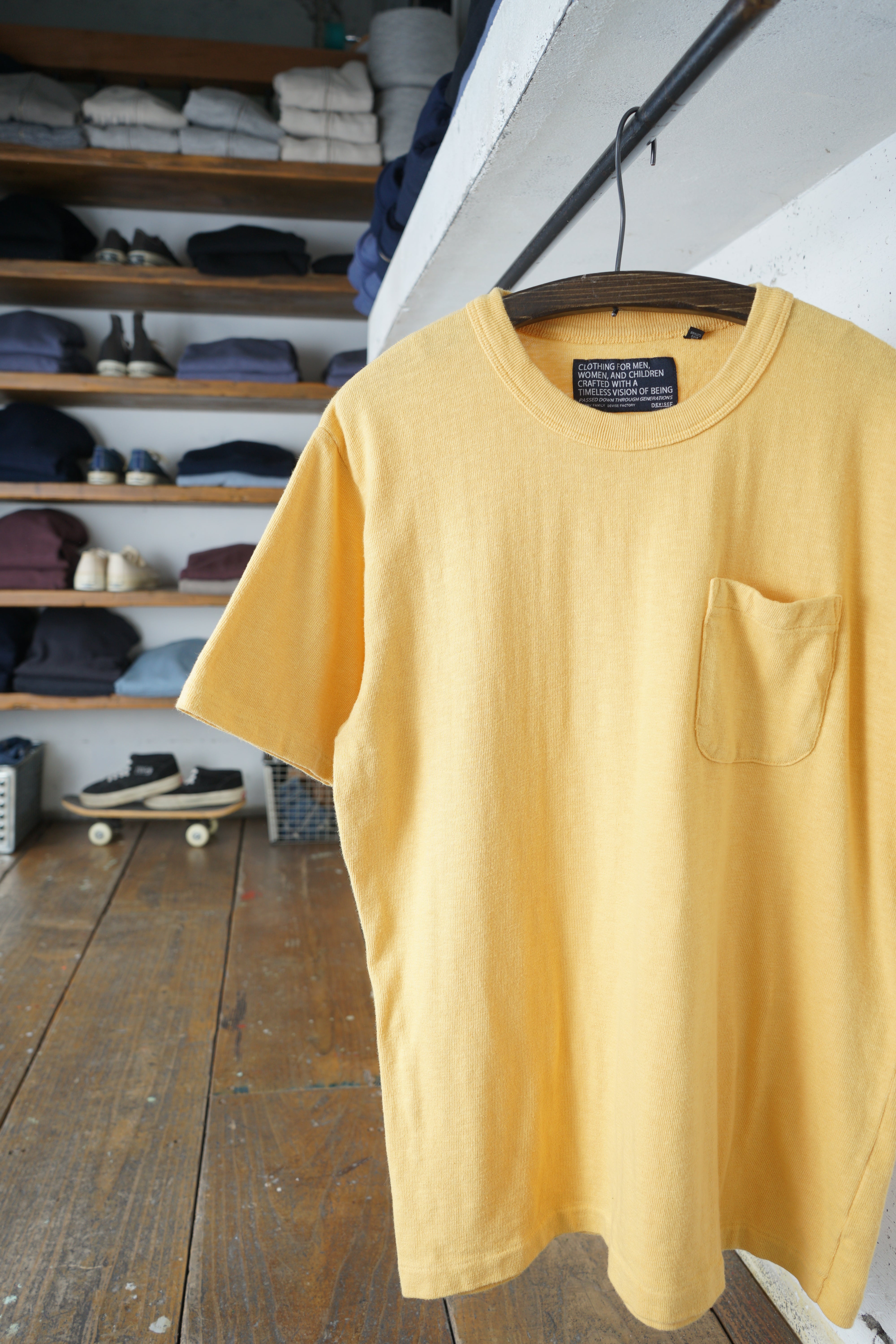 Cotton Pocket Tshirt - DEVISE FACTORY