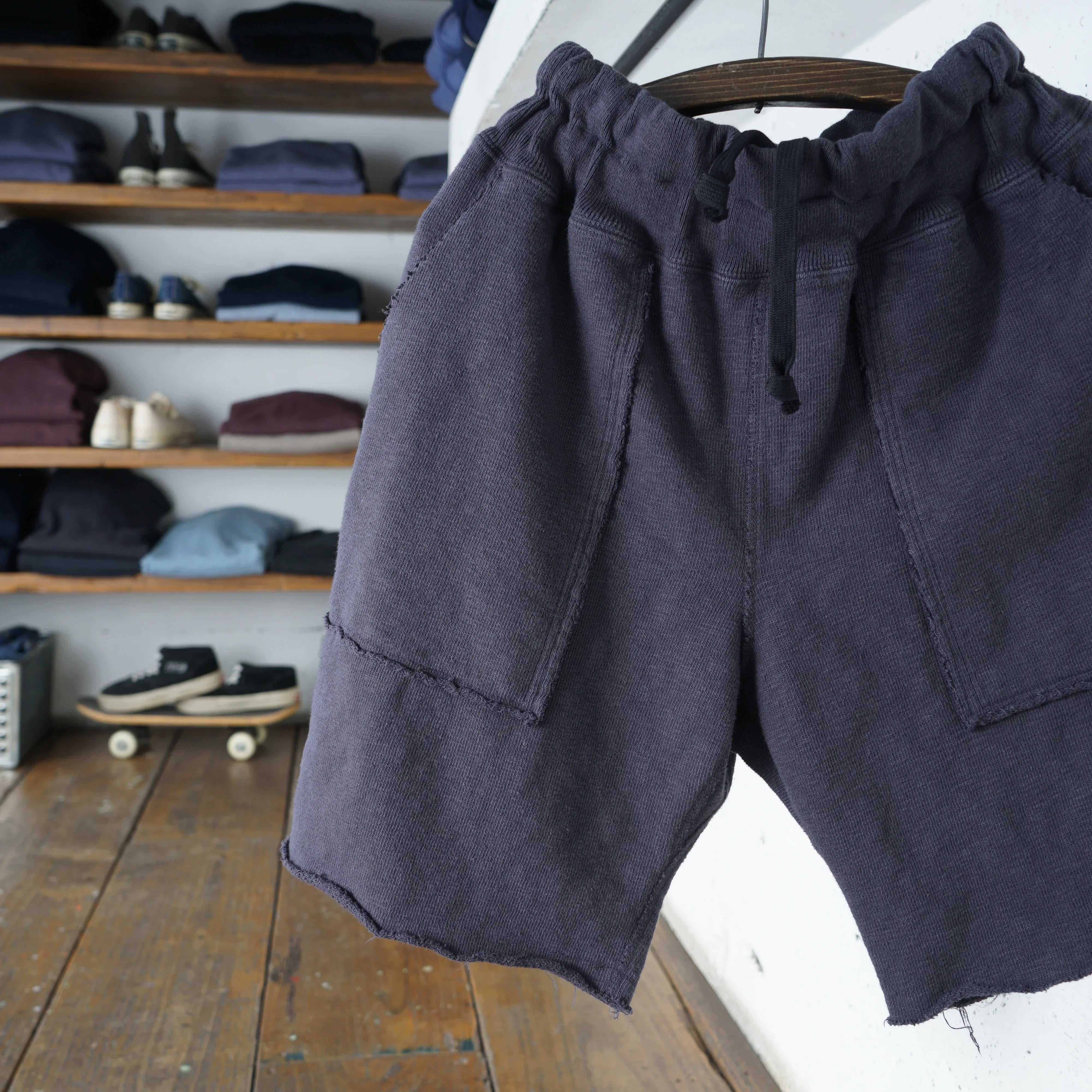 Cotton Cut-Off Shorts - DEVISE FACTORY
