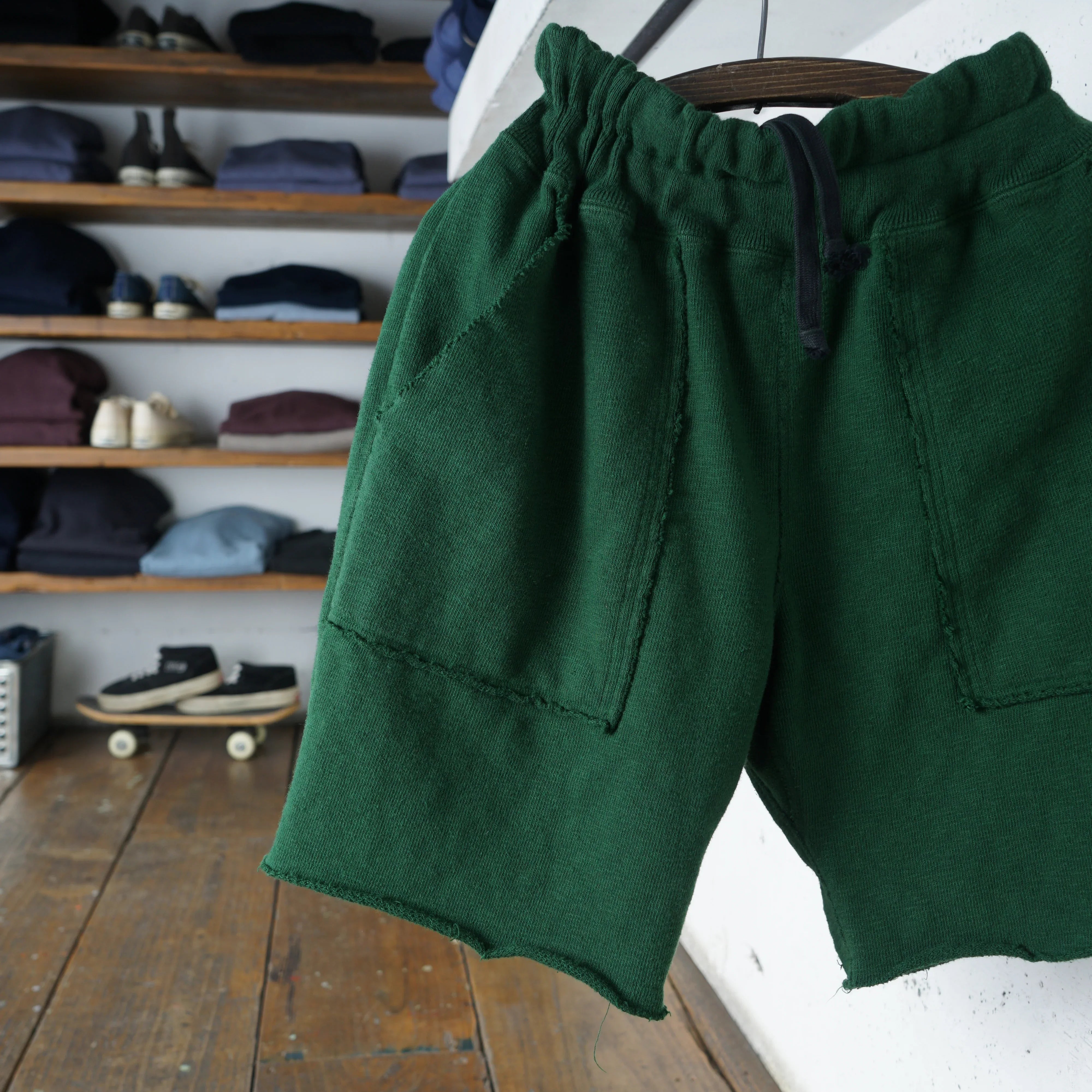 Cotton Cut-Off Shorts - DEVISE FACTORY