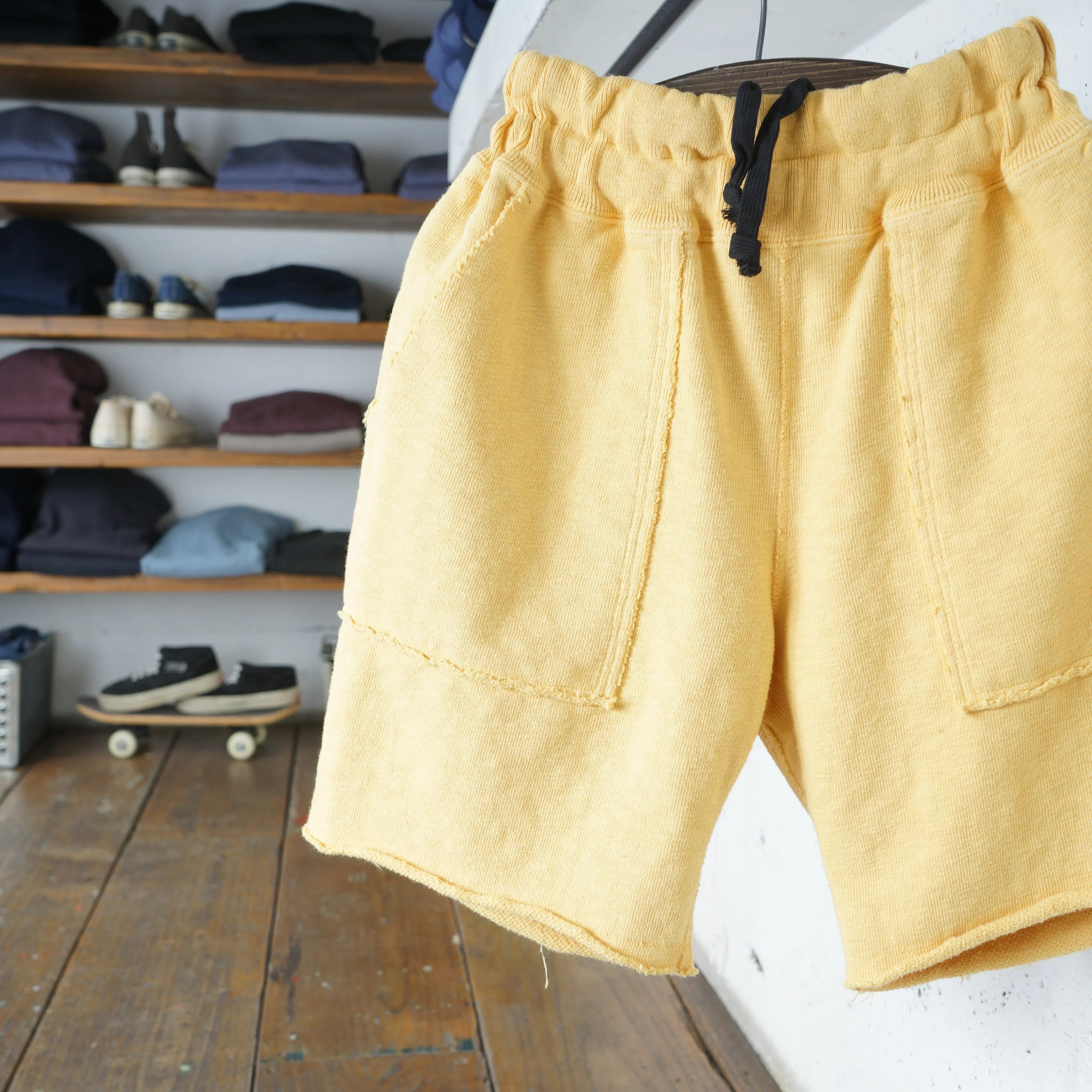 Cotton Cut-Off Shorts - DEVISE FACTORY