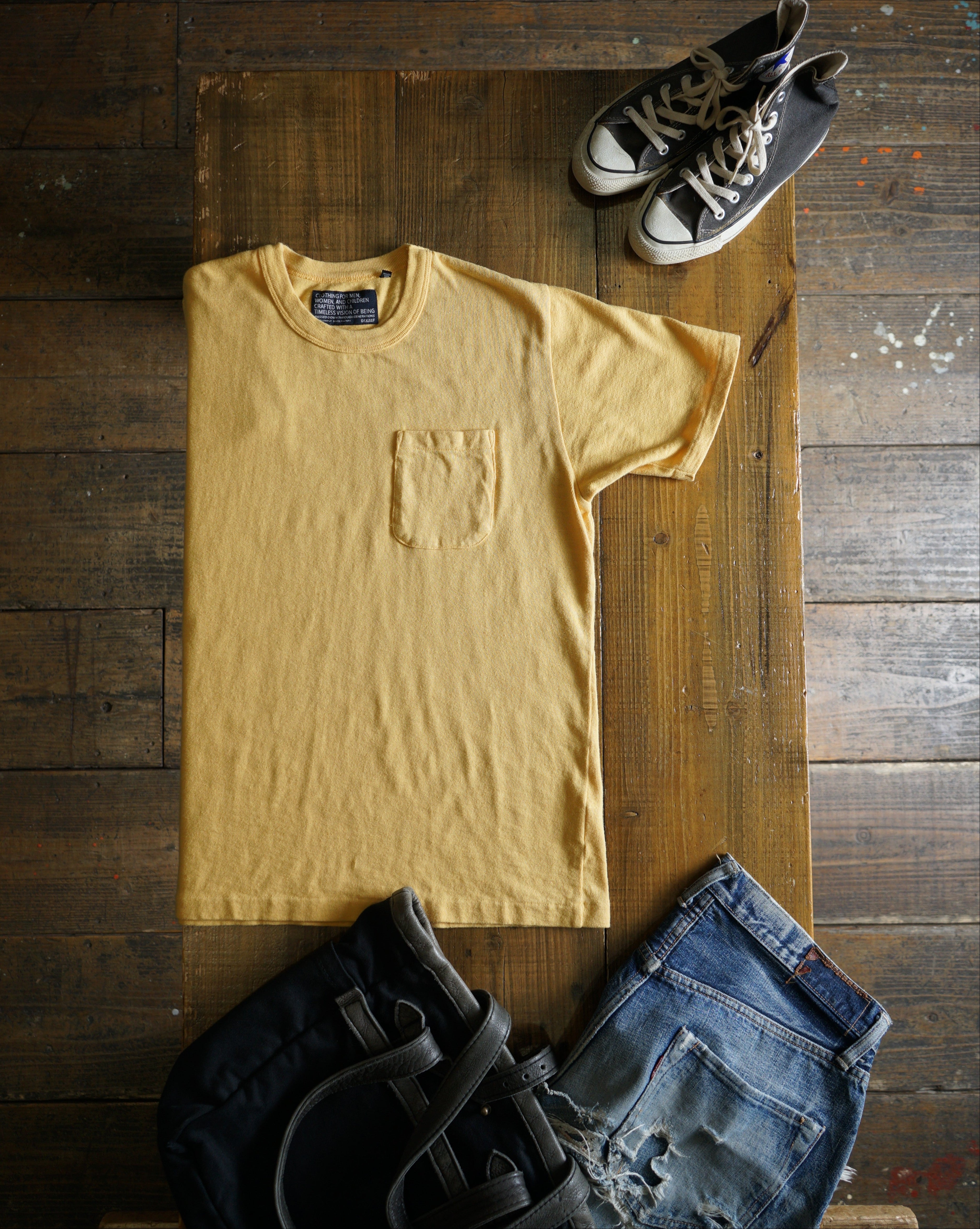 Cotton Pocket Tshirt - DEVISE FACTORY