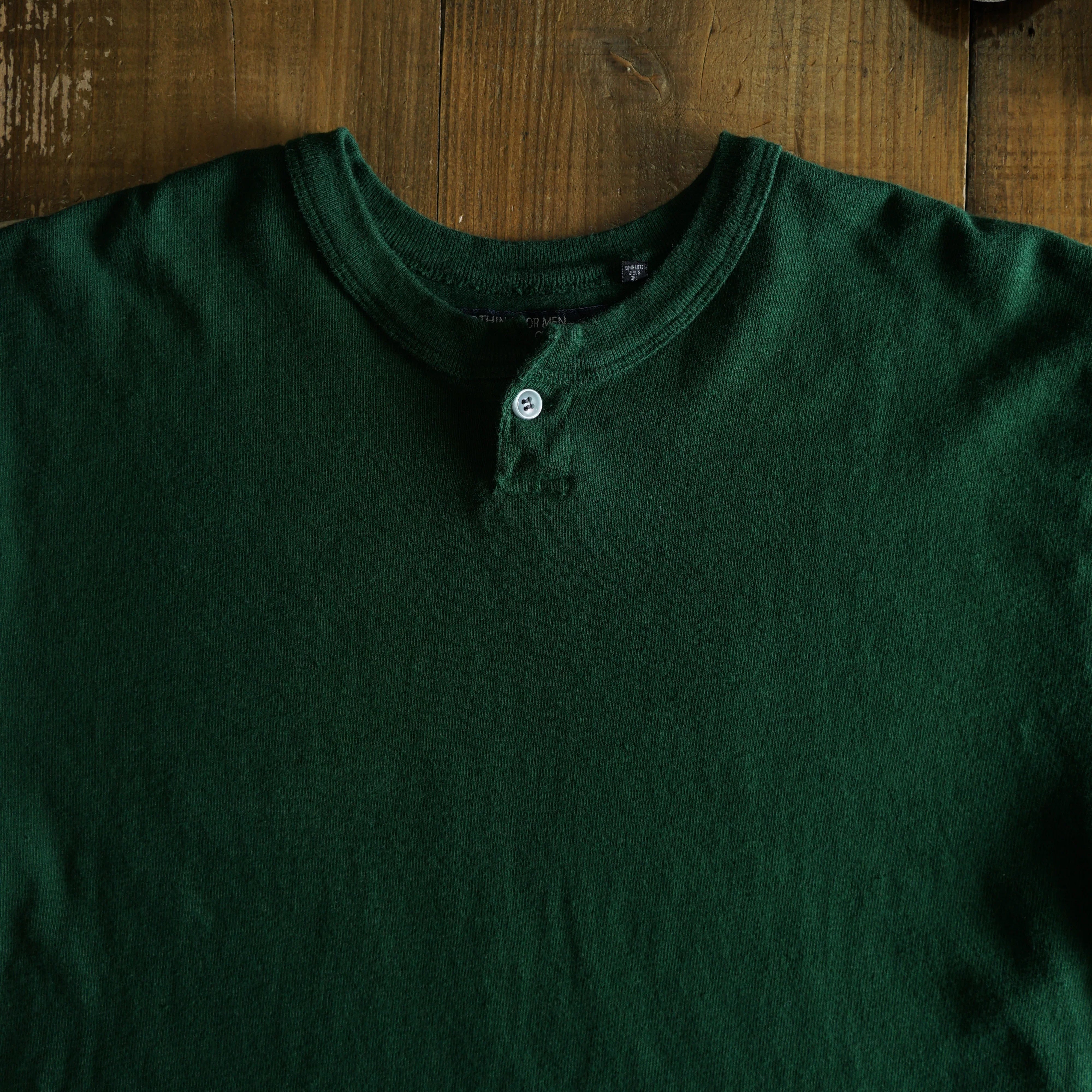 Cotton Wide Henley Tshirt - DEVISE FACTORY
