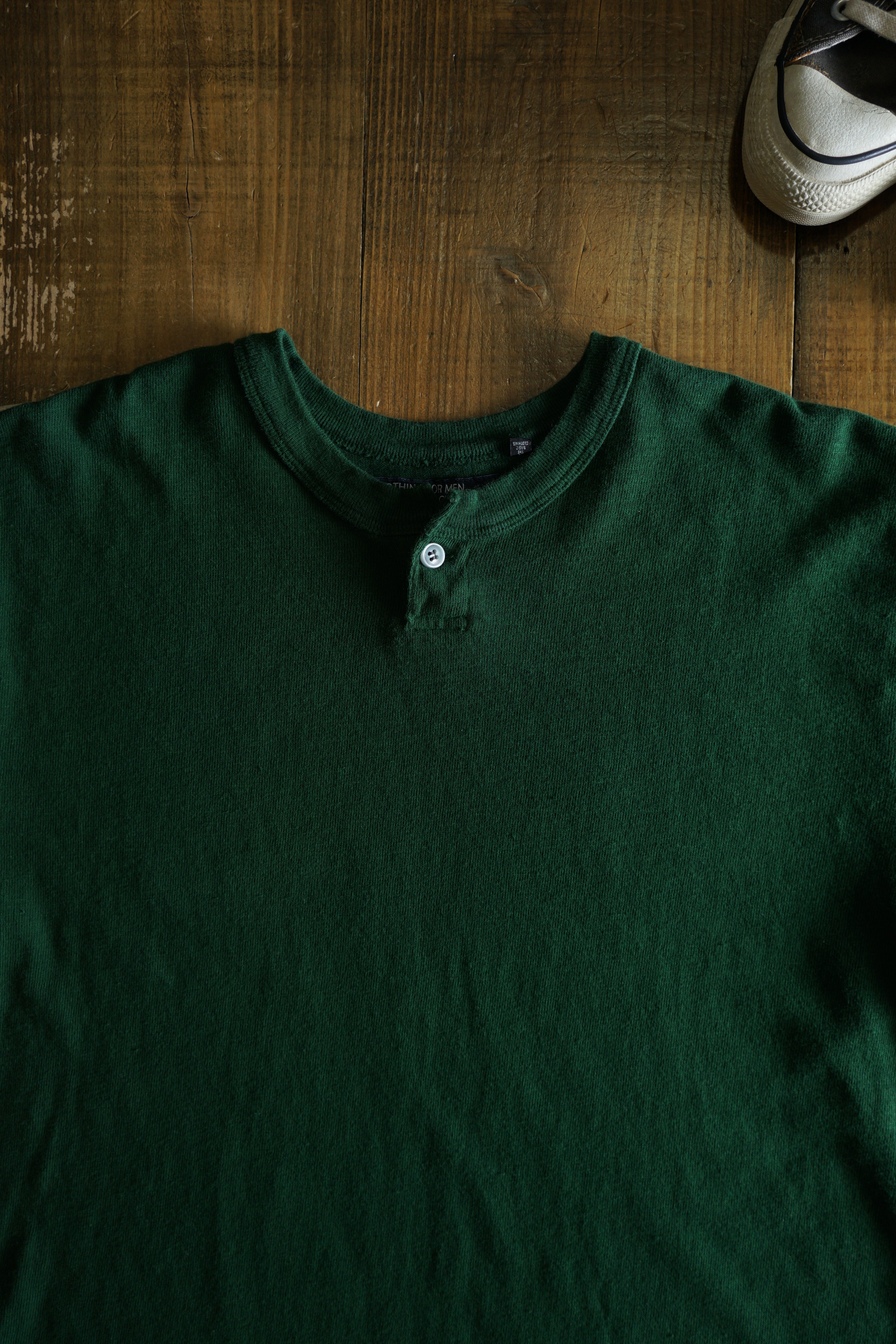 Cotton Wide Henley Tshirt - DEVISE FACTORY
