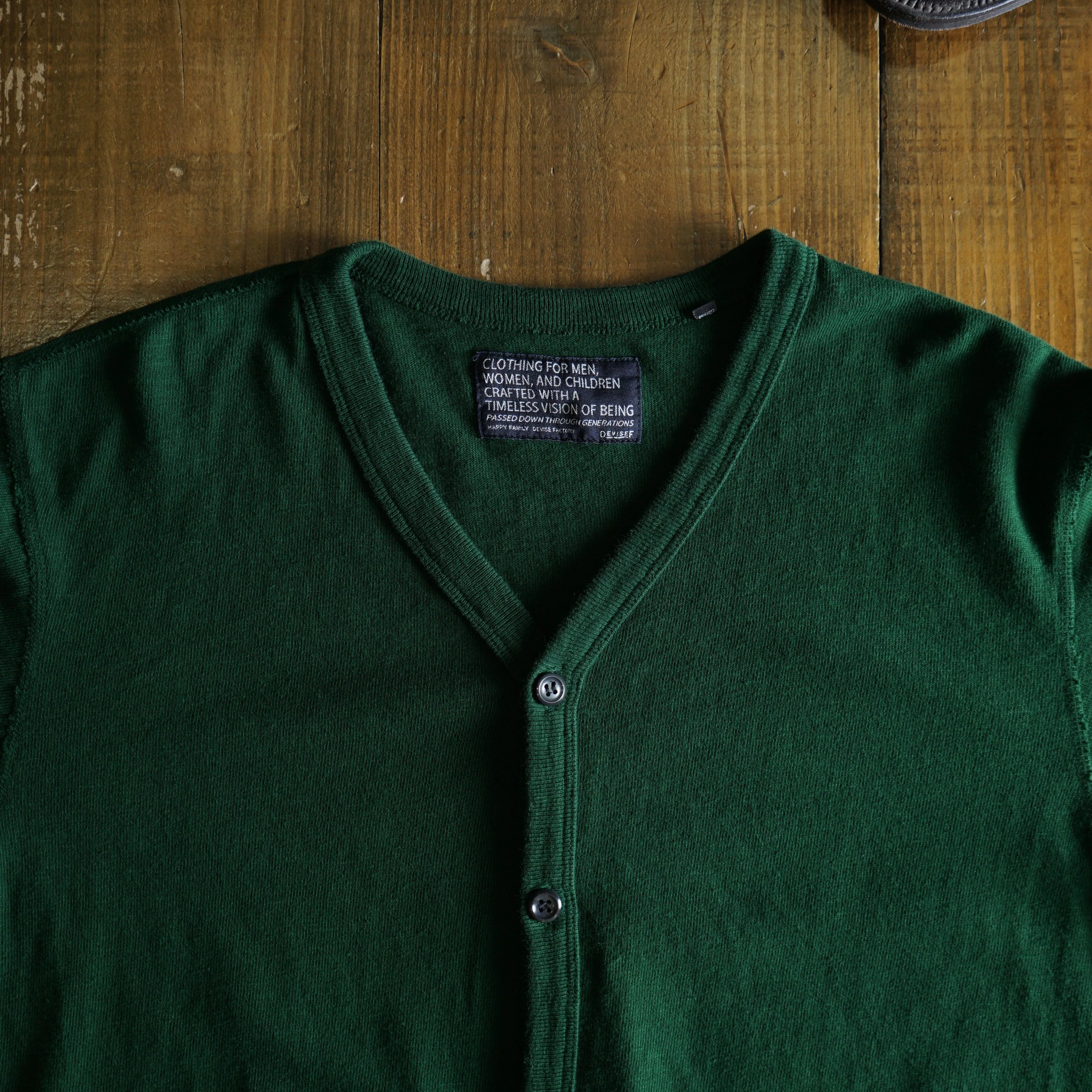 Cotton Relaxed Cardigan - DEVISE FACTORY