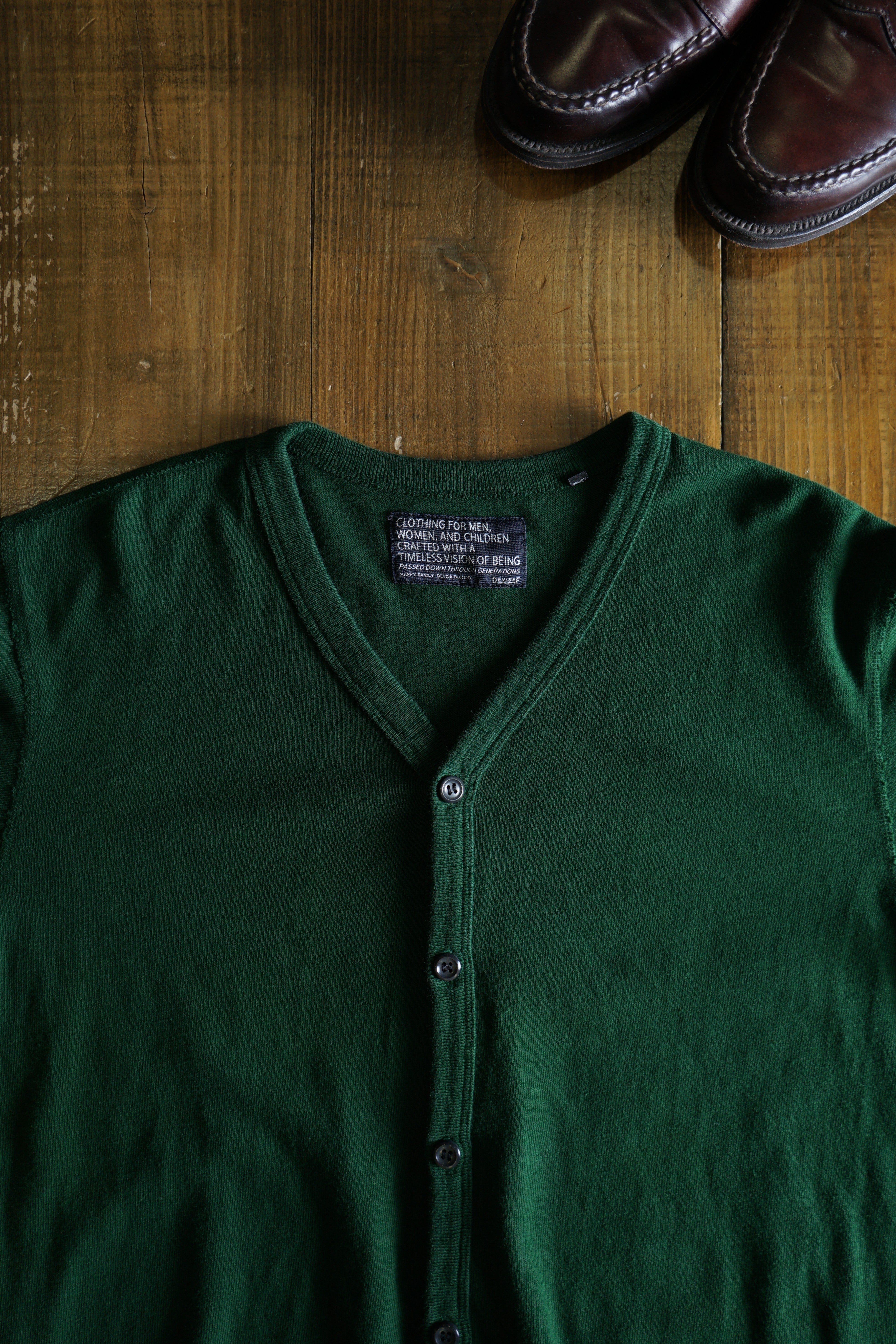 Cotton Relaxed Cardigan - DEVISE FACTORY
