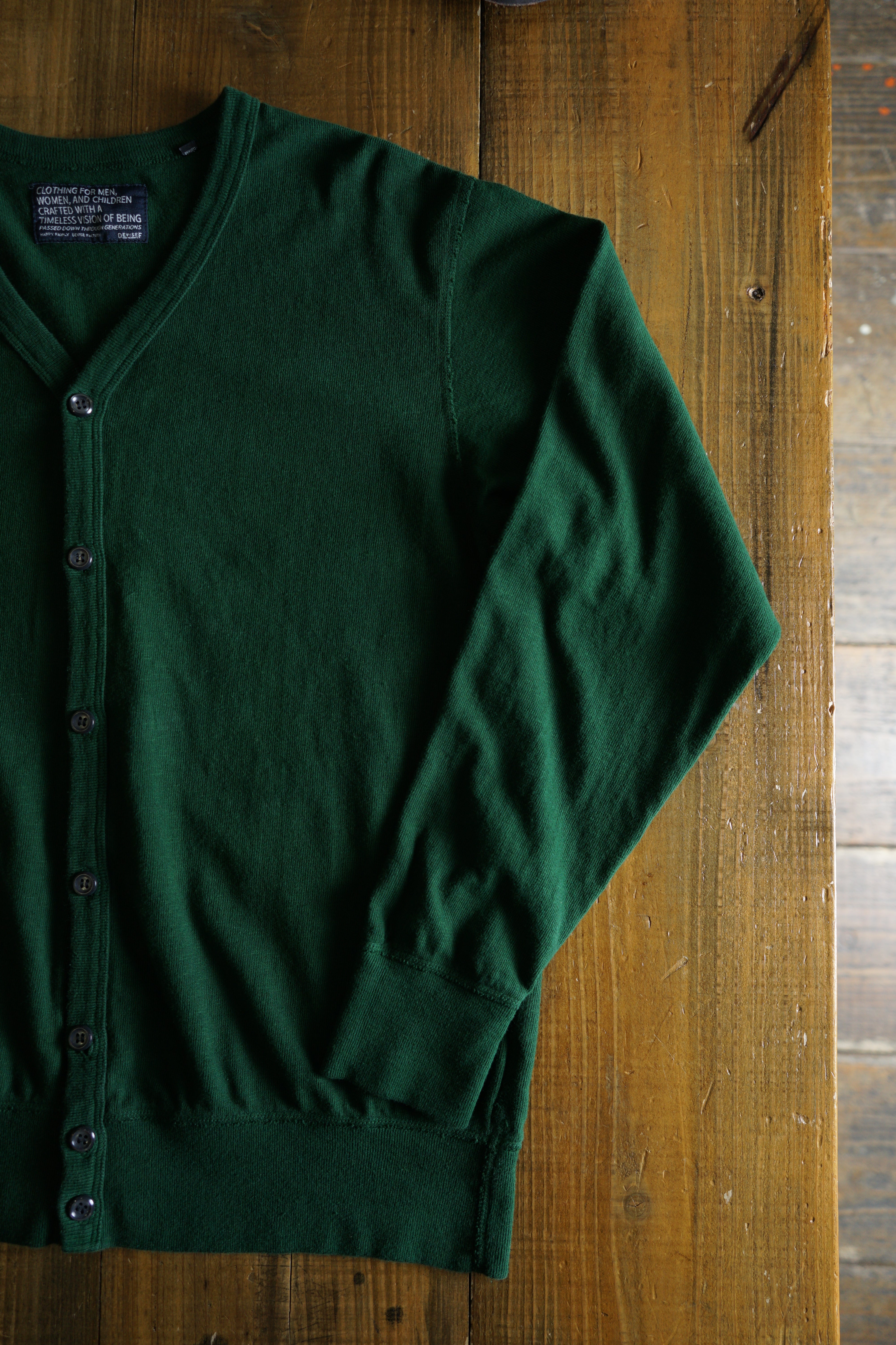 Cotton Relaxed Cardigan - DEVISE FACTORY